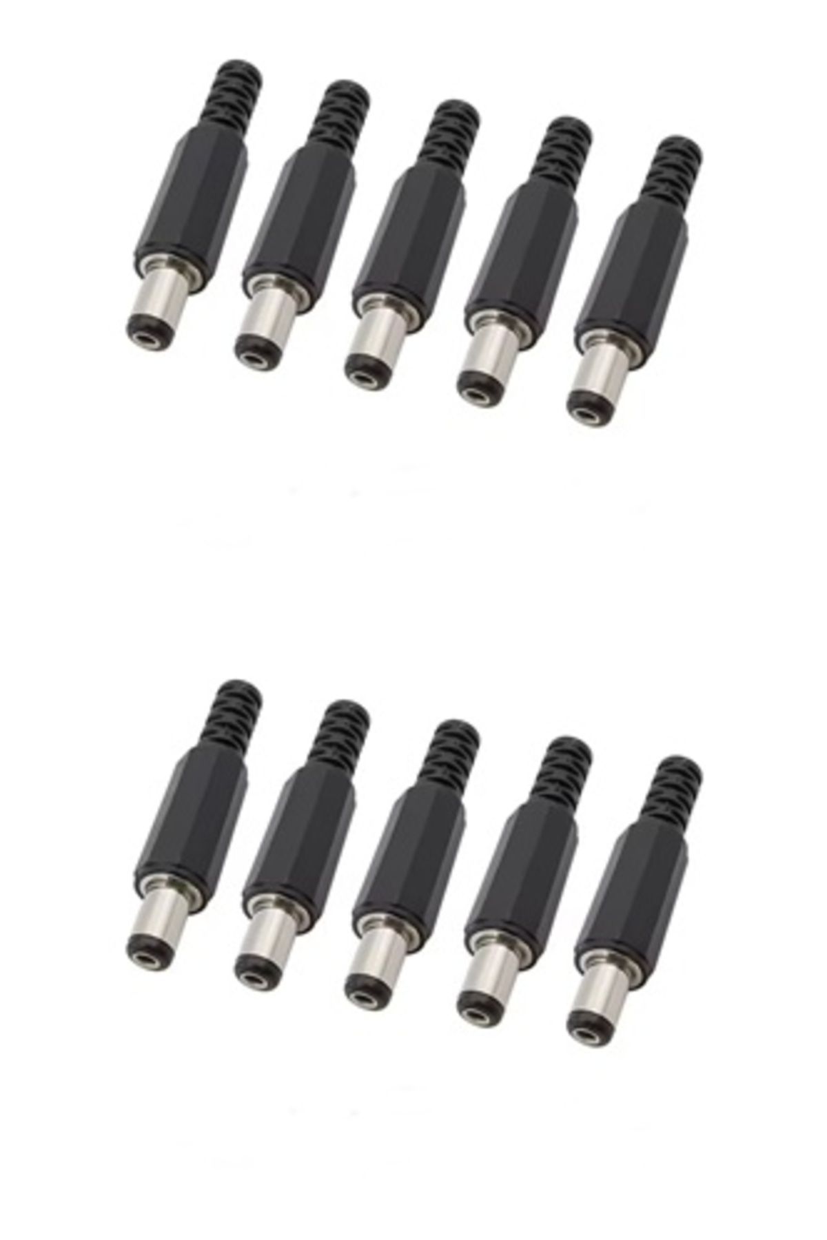 Maroces 10 ADET MR-251 SEYYAR DC DİŞİ JAK FİŞ 2.1MM KISA