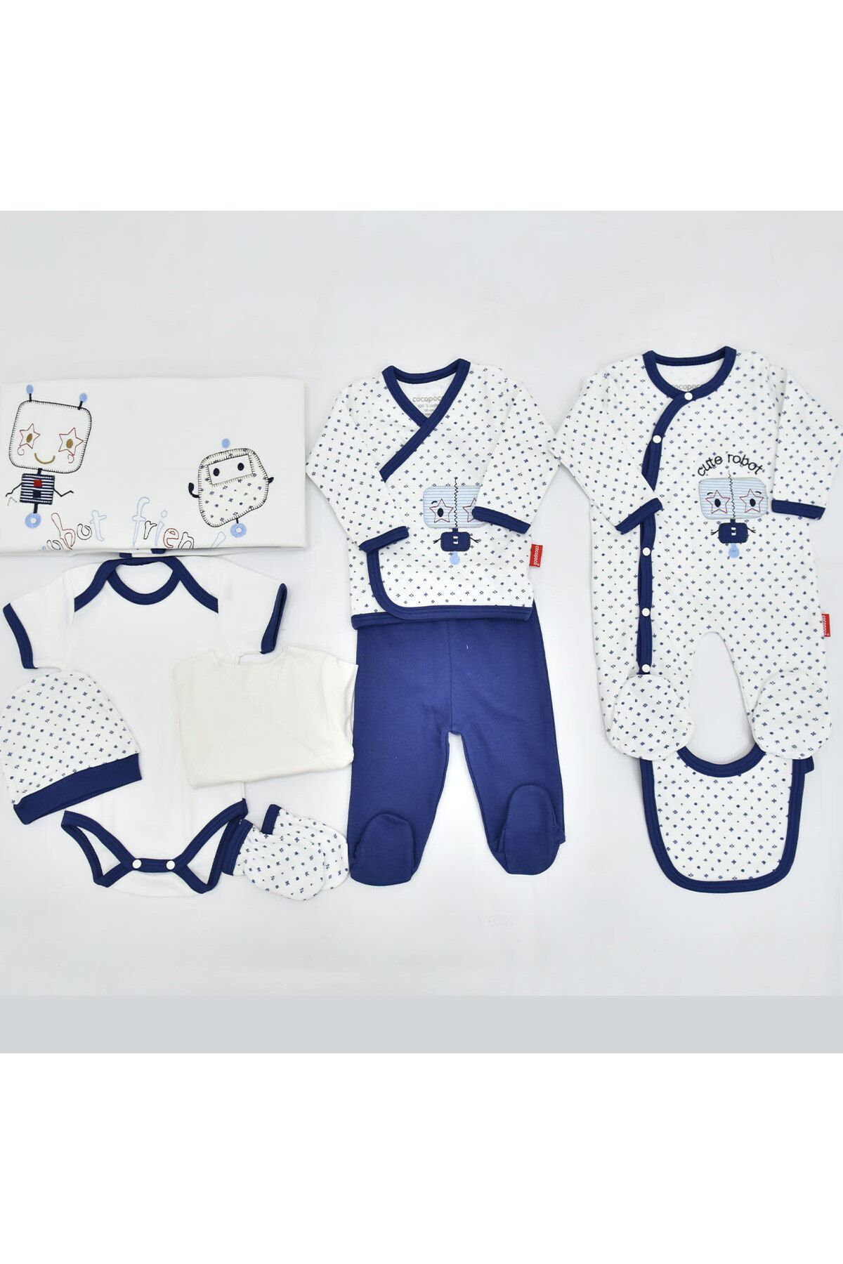 Modonoff ROBOT İŞLEMELİ 10'LU SET