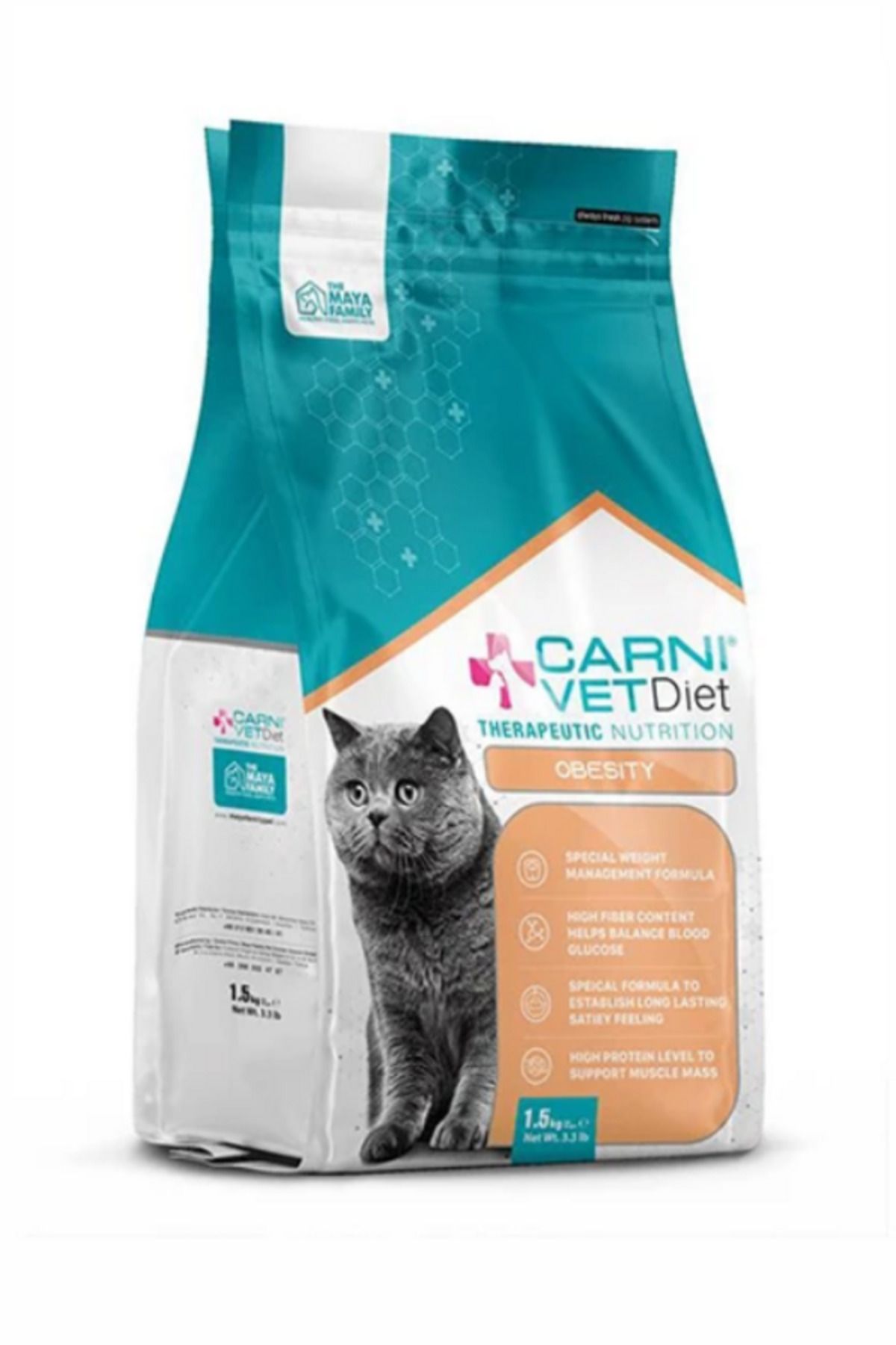 CARNİ VET Carni Vet Diet Obesity Yetişkin Kedi Maması 1.5 kg