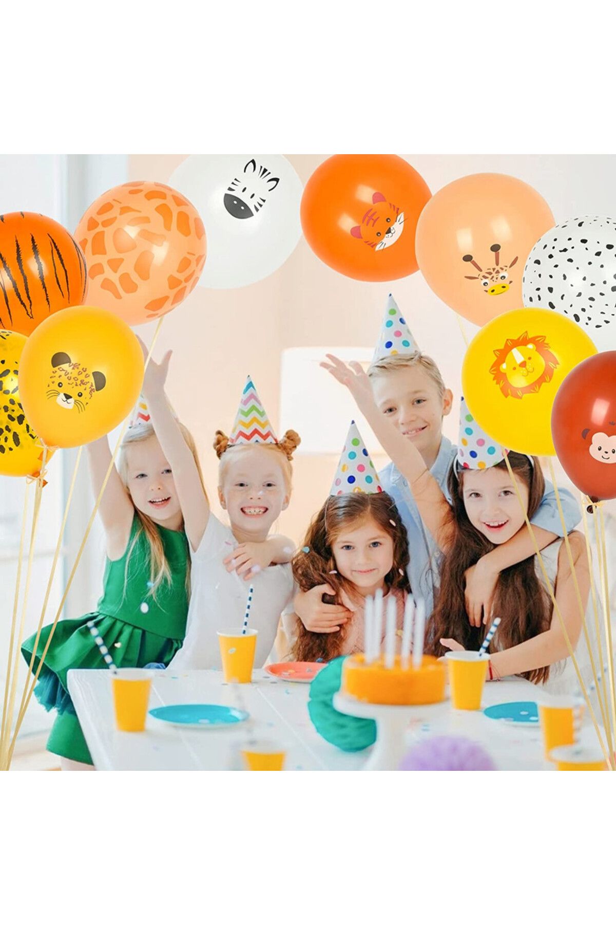 EKKONG-Set of 16 Ekkong balloons, latex, multicolor 6