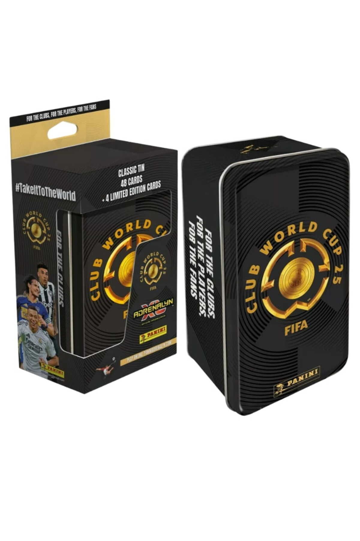 Overgame Club World Cup 25 Trading Card Tın Box Panini