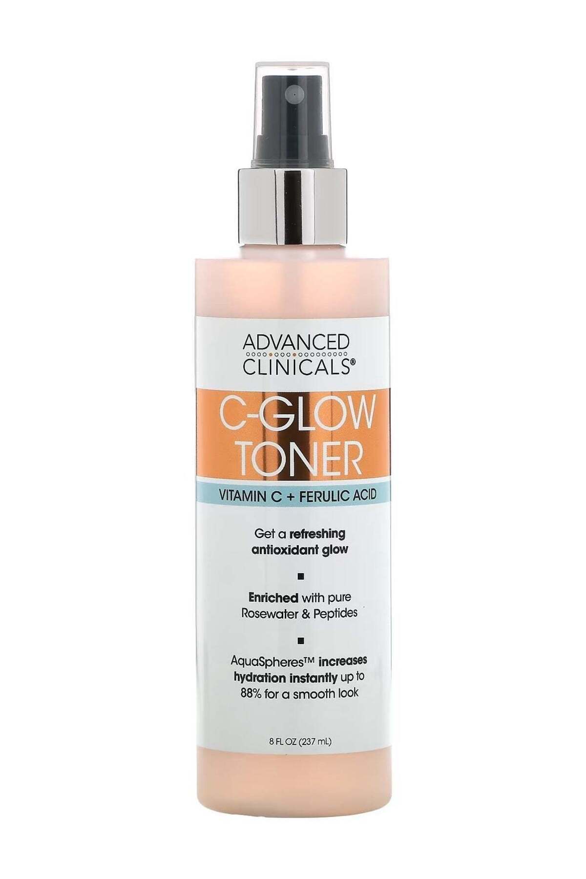 ADVANCED CLİNİCALS-Advanced Clinicals C-Glow Toner With Vitamin C + Ferulic Acid - 237 ml 1