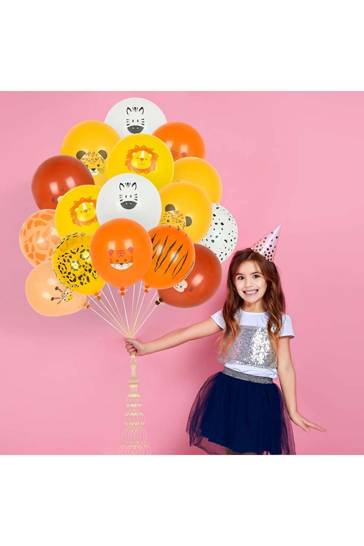 EKKONG-Set of 16 Ekkong balloons, latex, multicolor 3