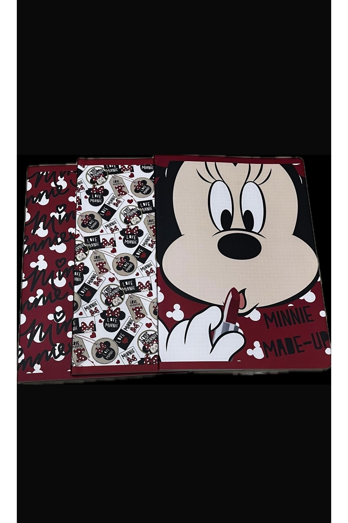 Mynote-Minnie Series 3 Notebook Set 60 Yp Checkered Pp Cover Gorgeous 4