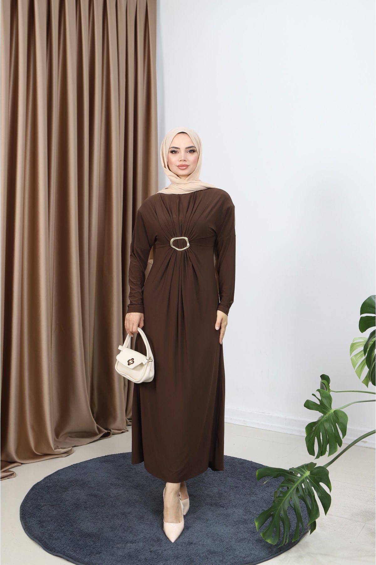 NİSUM MODA ZARAFET SANDY ELBİSE
