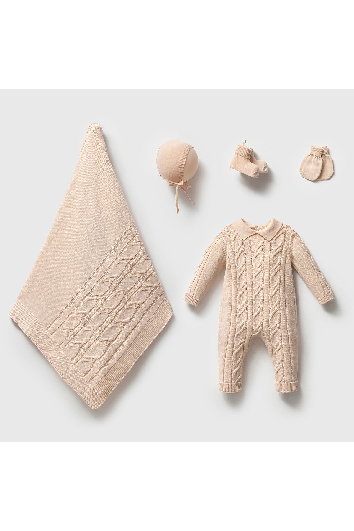 Modonoff UNISEX 0-3 AY GOTS 5Lİ SET