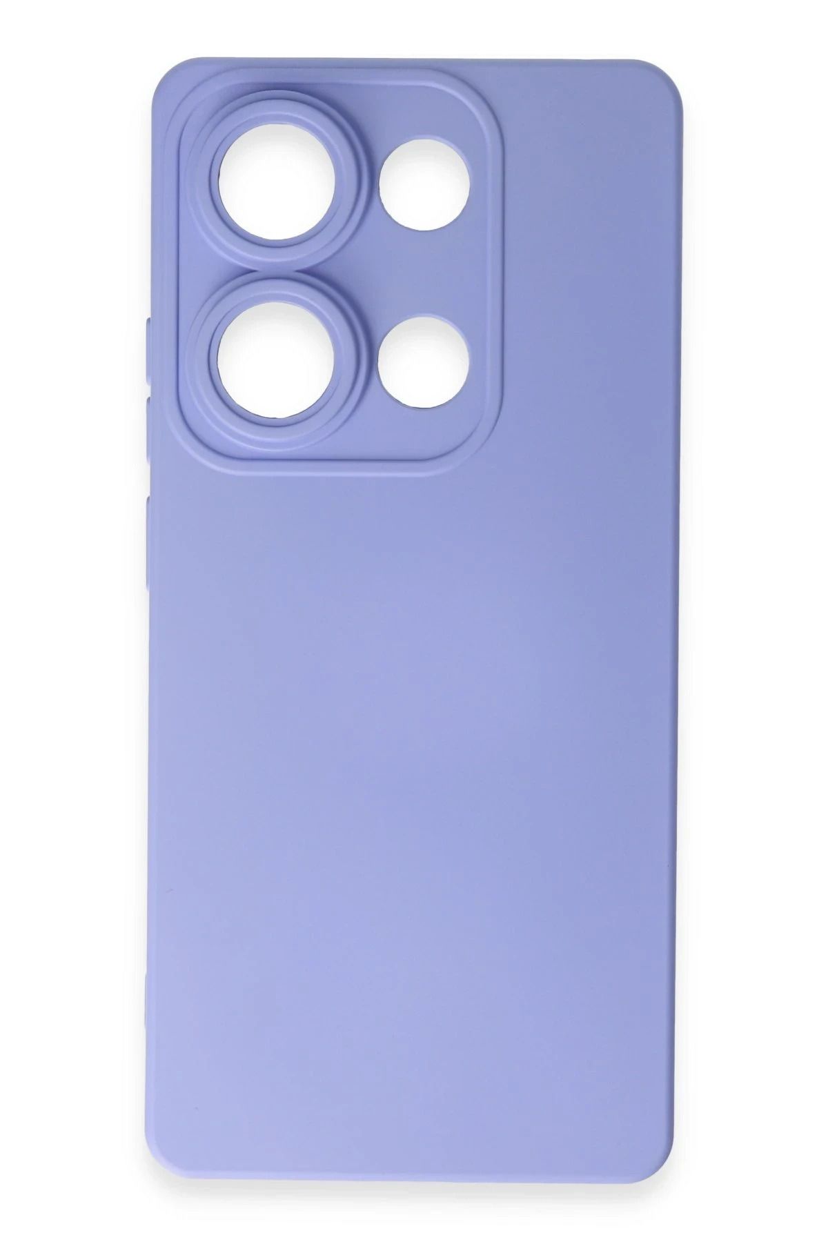 NewFace Xiaomi Redmi Note 13 Pro 4G Kılıf Nano içi Kadife Silikon - Lila YNSMR