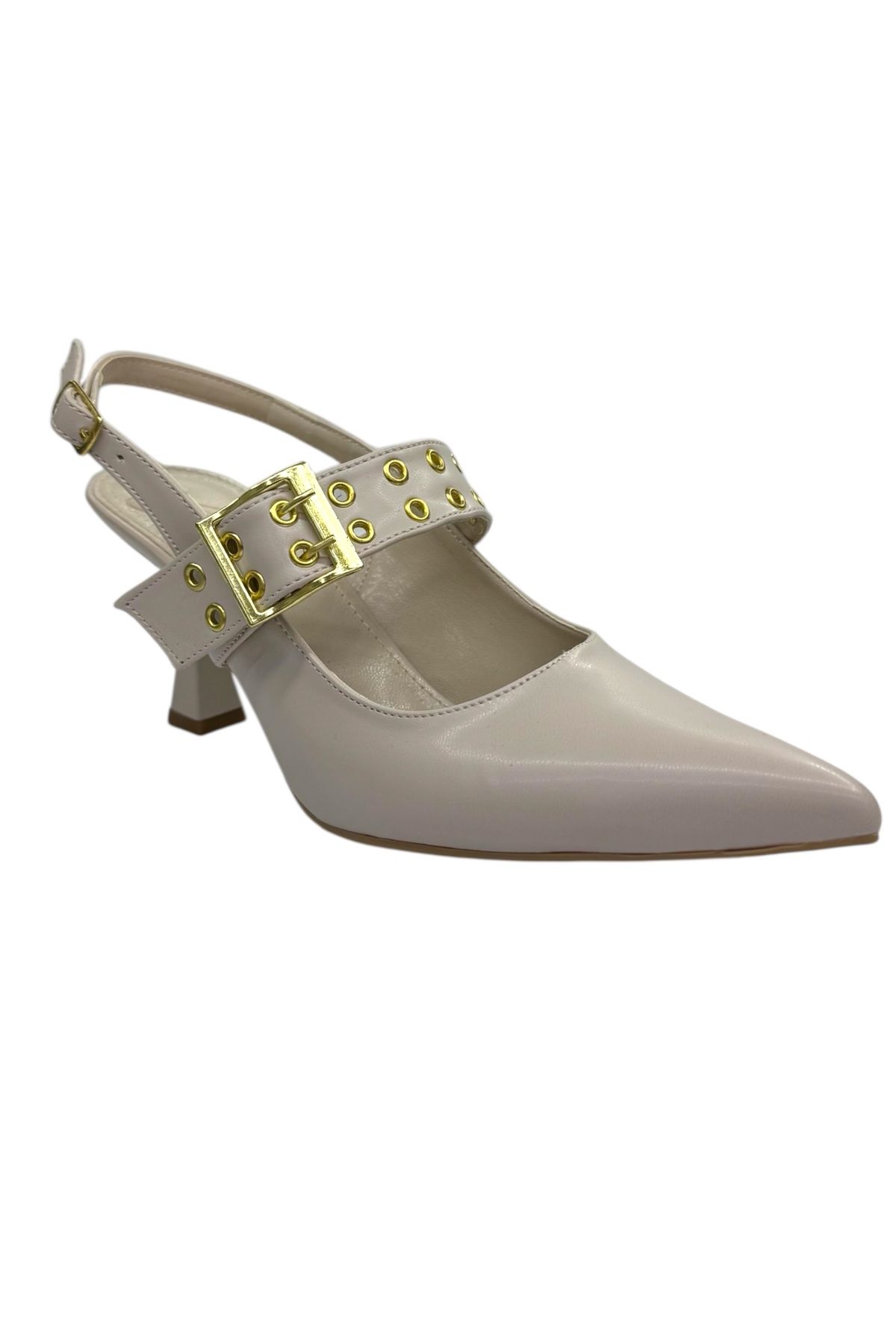Shoes Kemerli Sivri Burun Topuklu Ayakkabı