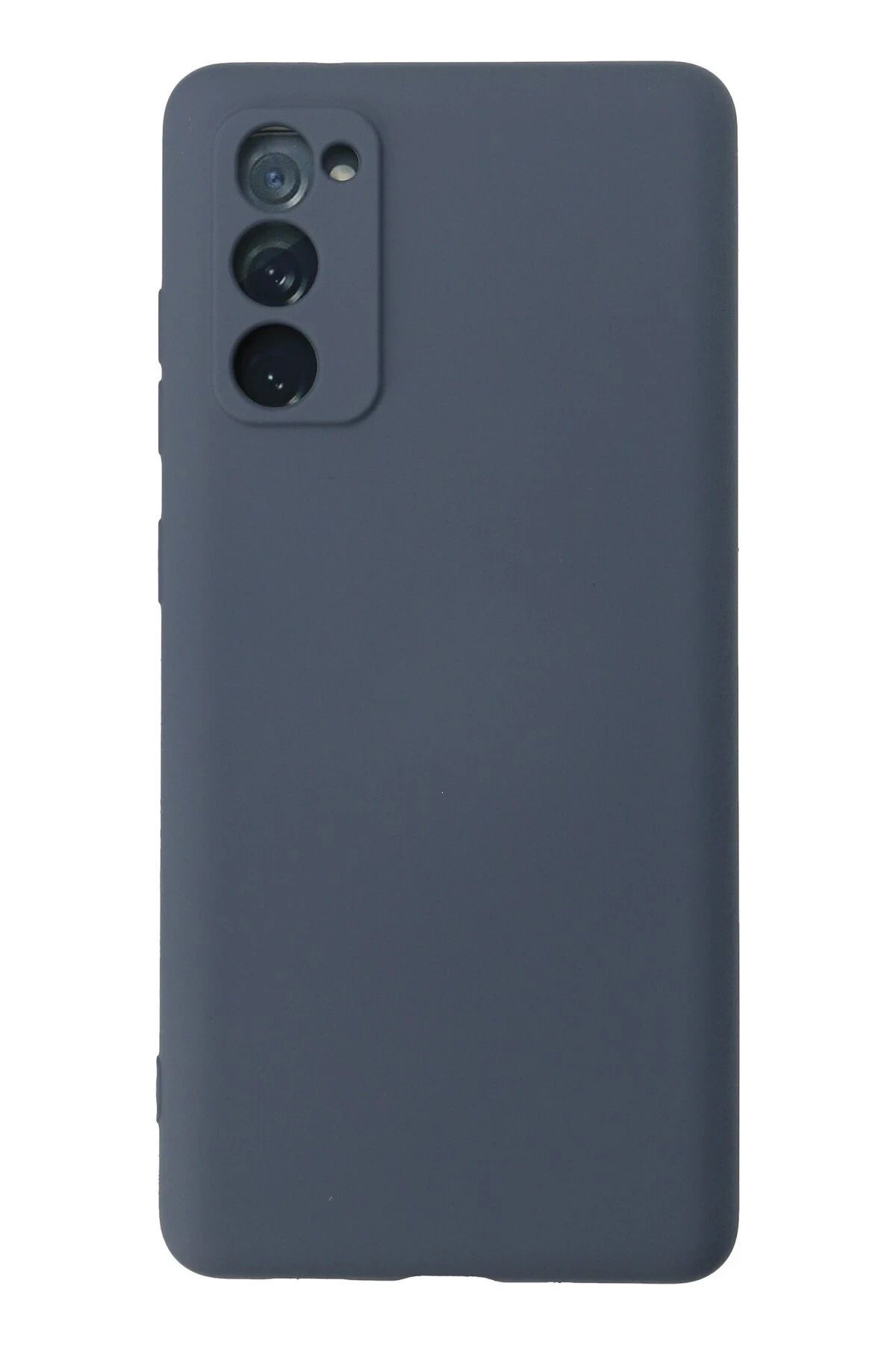 NewFace Samsung Galaxy S20 FE Kılıf Nano içi Kadife Silikon - Gri YNSMR