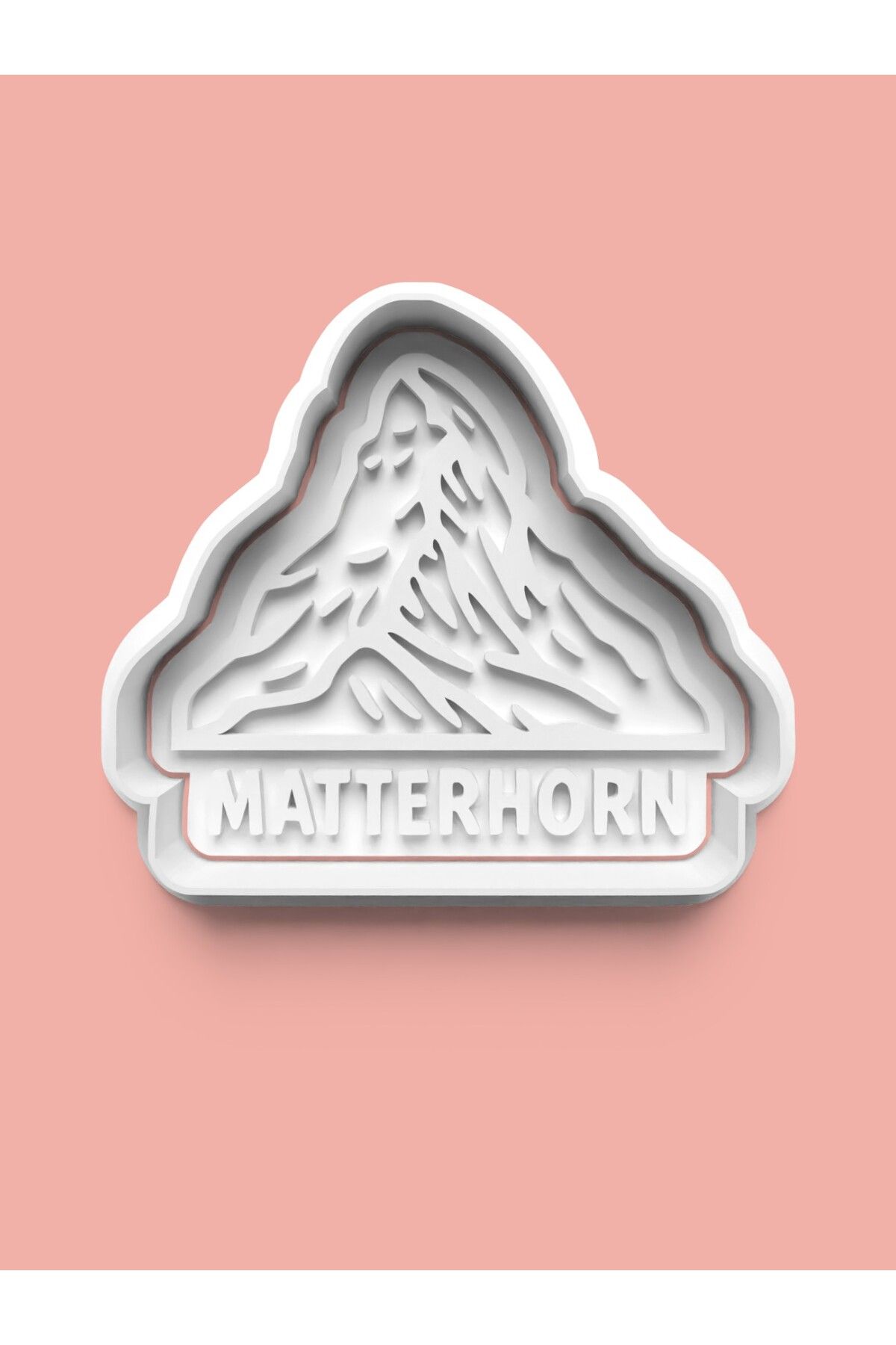 AKTASTORE Matterhorn Dağ Figürü Kurabiye Kalıbı Ve Şeker Hamuru Kalıbı