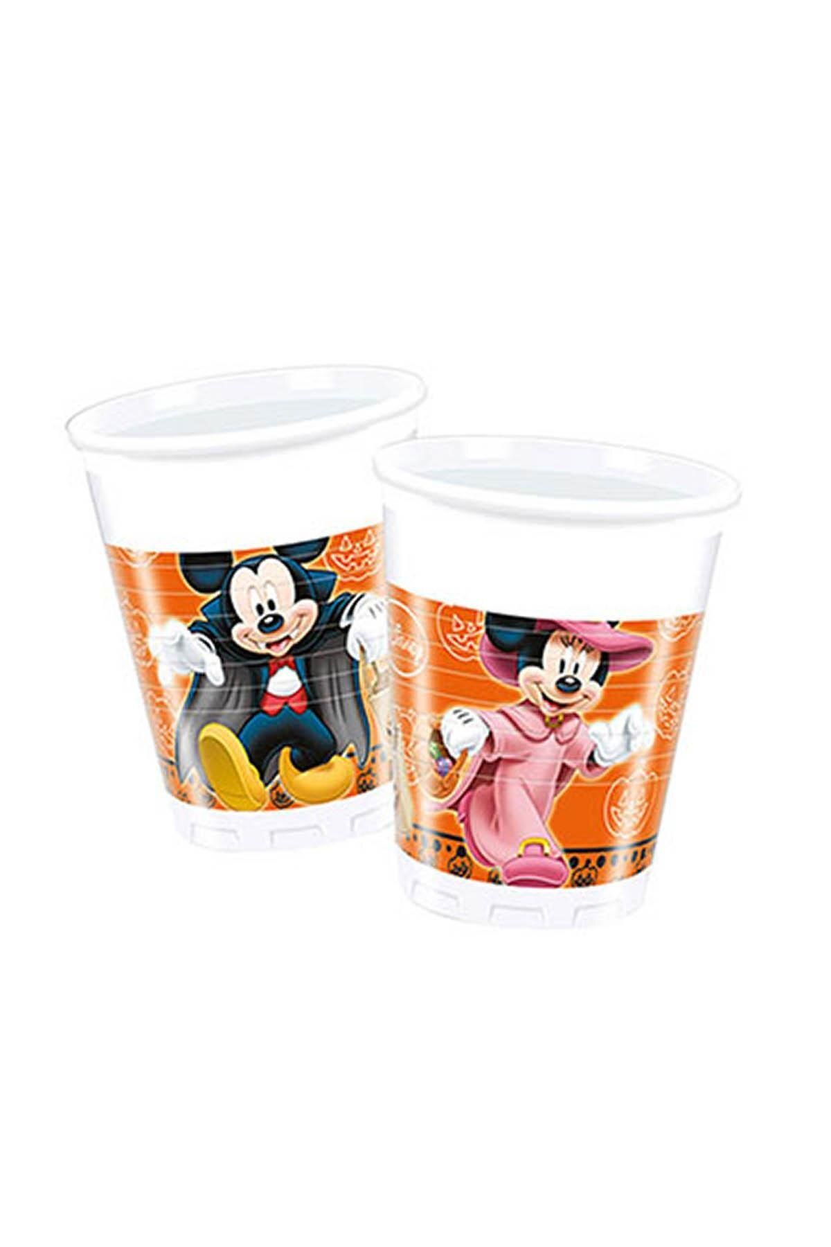 alsepeteavm Mickey Halloween Plastik Bardak 200cc-8oz 8li