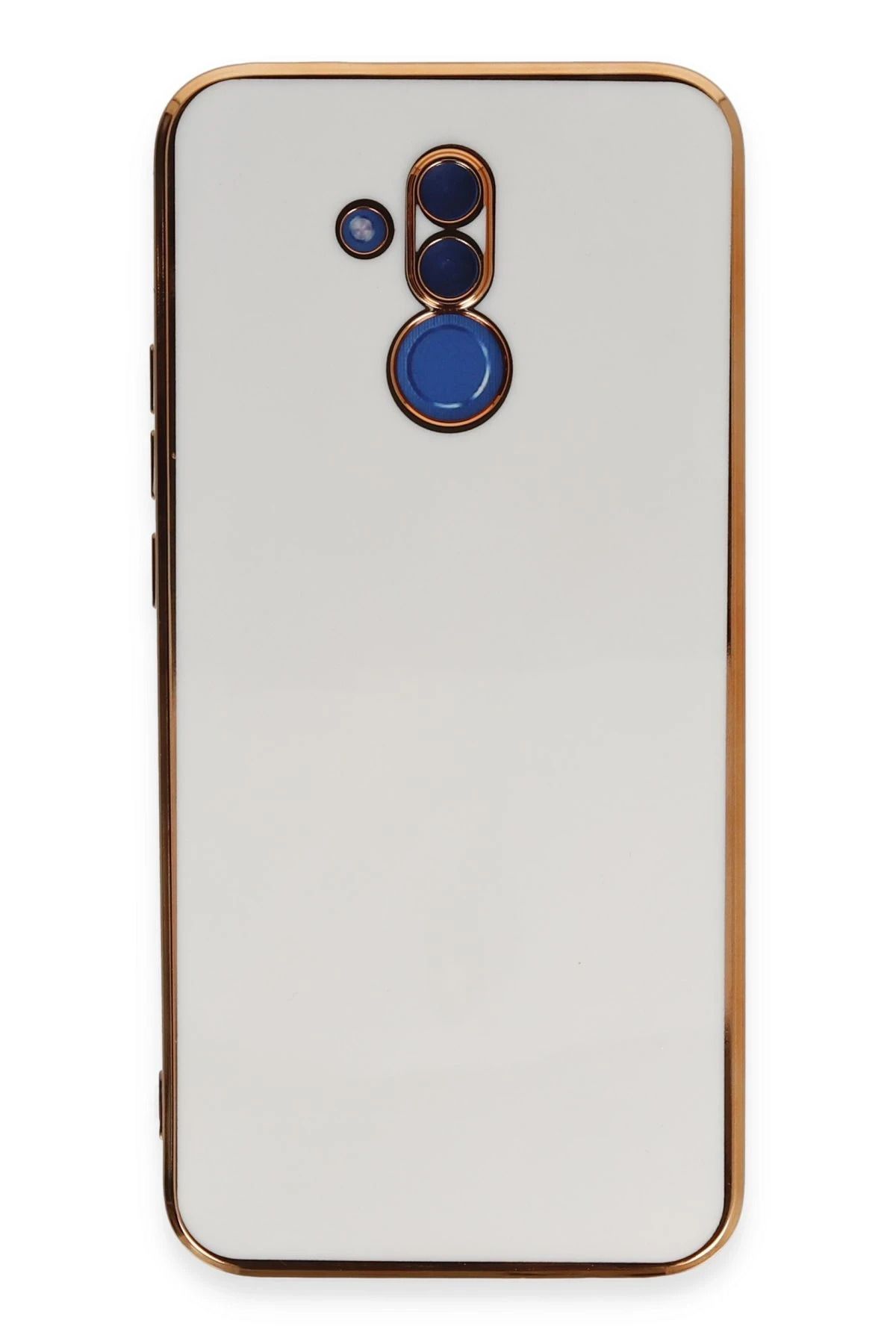 NewFace Huawei Mate 20 Lite Kılıf Volet Silikon - Beyaz YNSMR