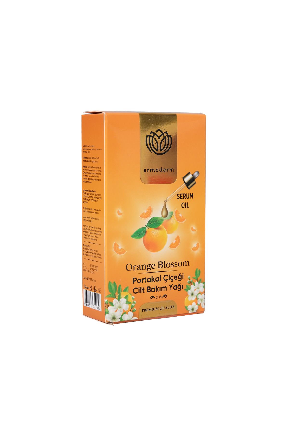 Armoderm Portakal Çıçeğı Cılt Bakım Yağı (Serumu) 100 Ml