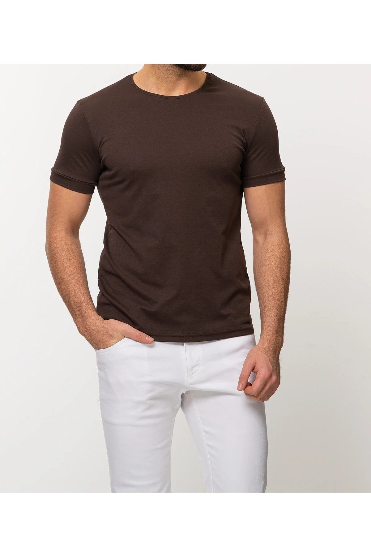 SERKAN SEVİNÇ KISA KOL PENYE KUMAŞ ERKEK T-SHIRT