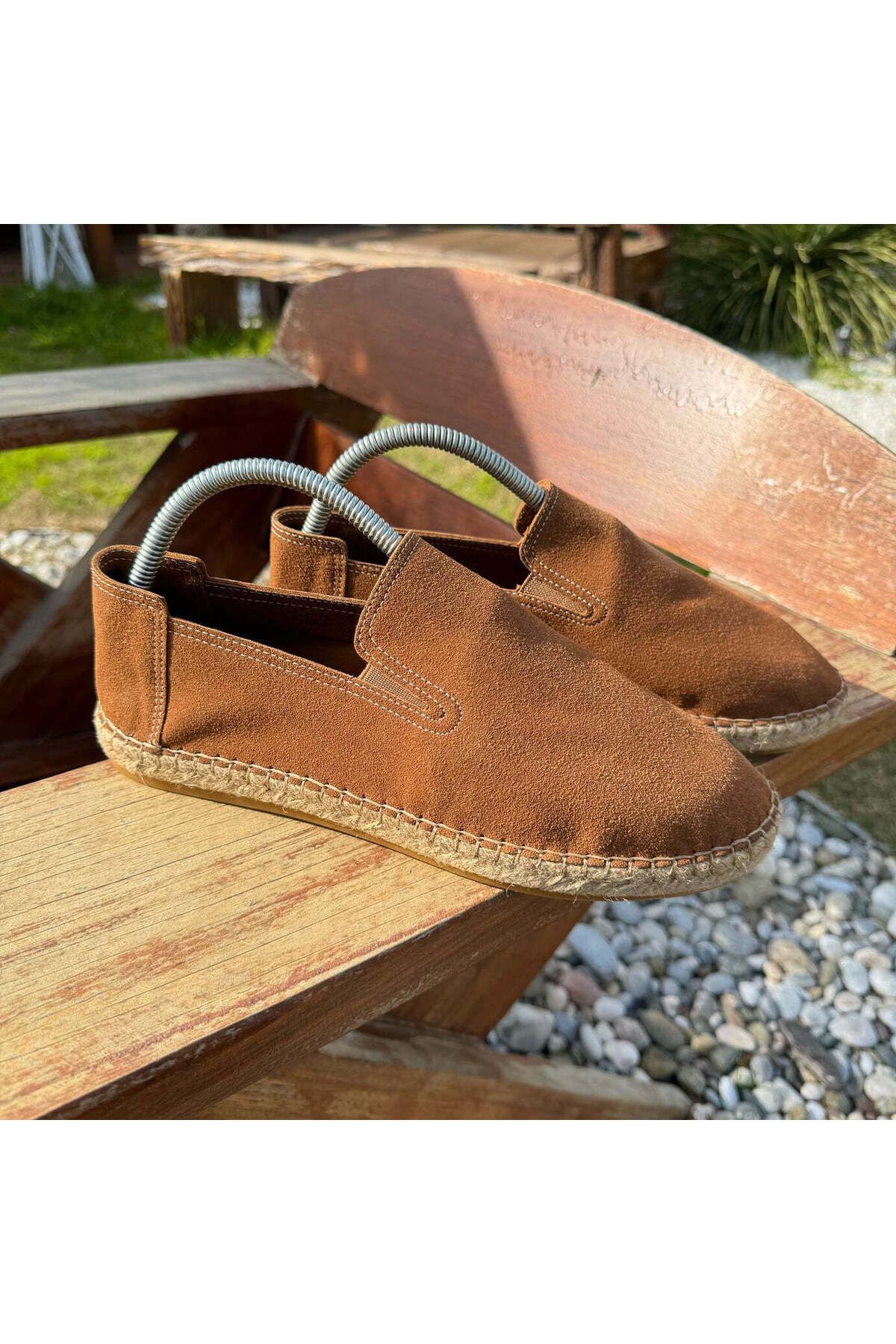 town walker Erkek Klasik Deri Espadril Rahat Kalıp