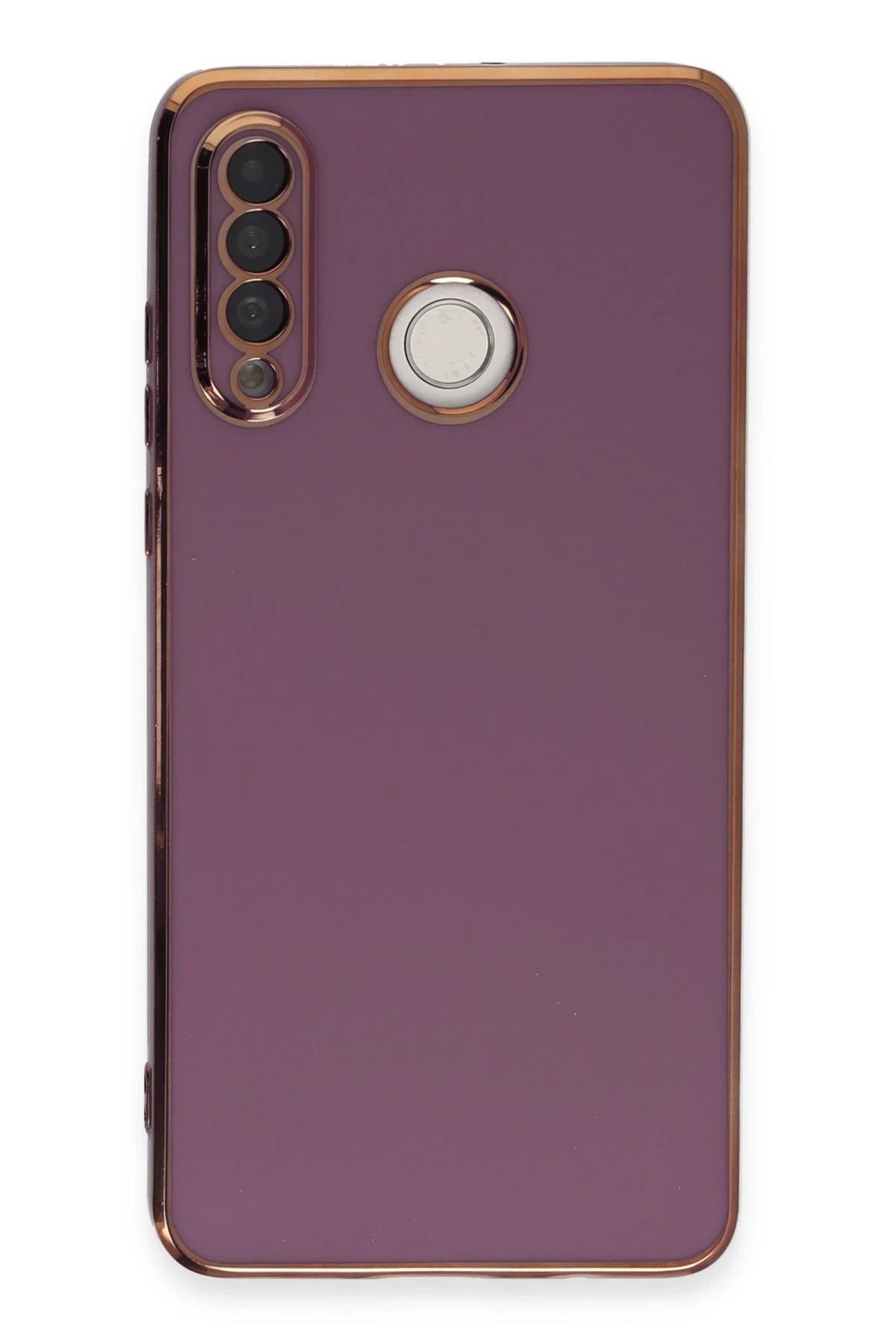 NewFace Huawei P30 Lite Kılıf Volet Silikon - Mor YNSMR
