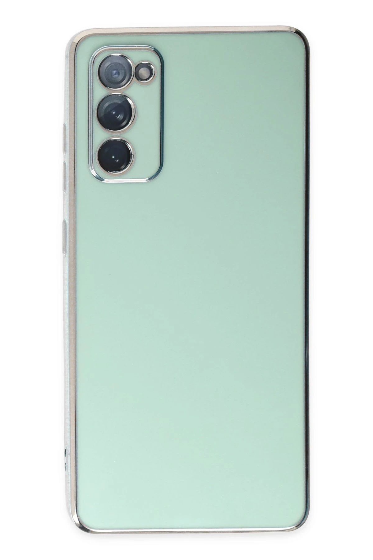 NewFace Samsung Galaxy S20 FE Kılıf Volet Silikon - Açık Yeşil YNSMR