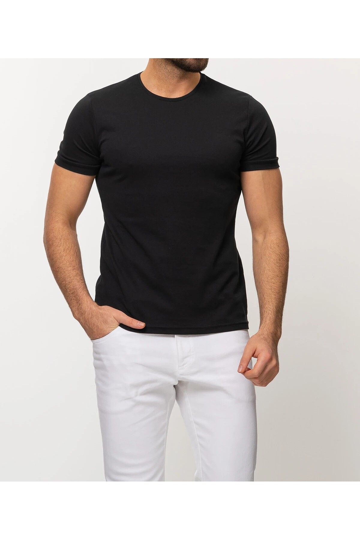SERKAN SEVİNÇ KISA KOL PENYE KUMAŞ ERKEK T-SHIRT