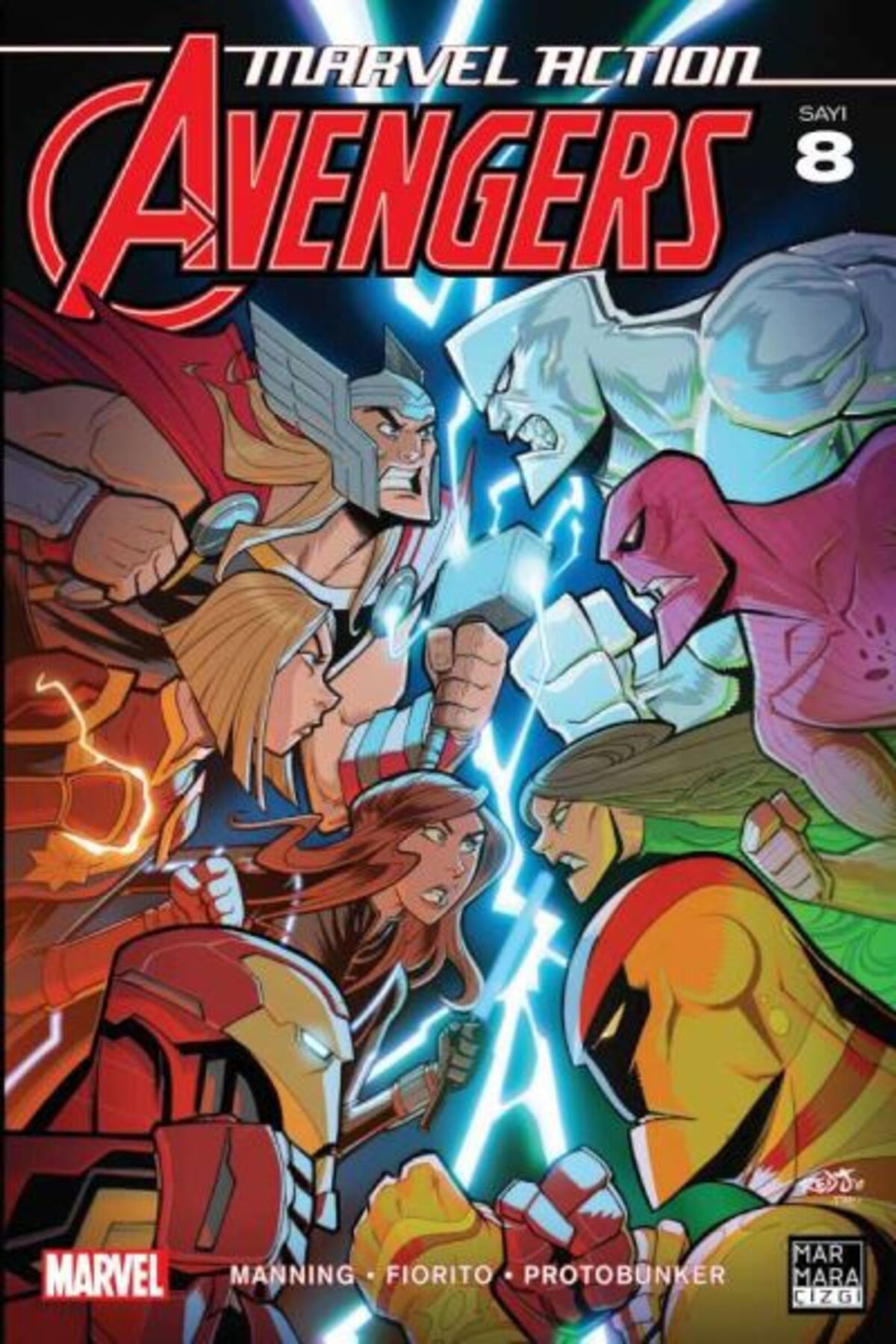 Marsık Yayıncılık Marvel Action Avengers Sayı 08