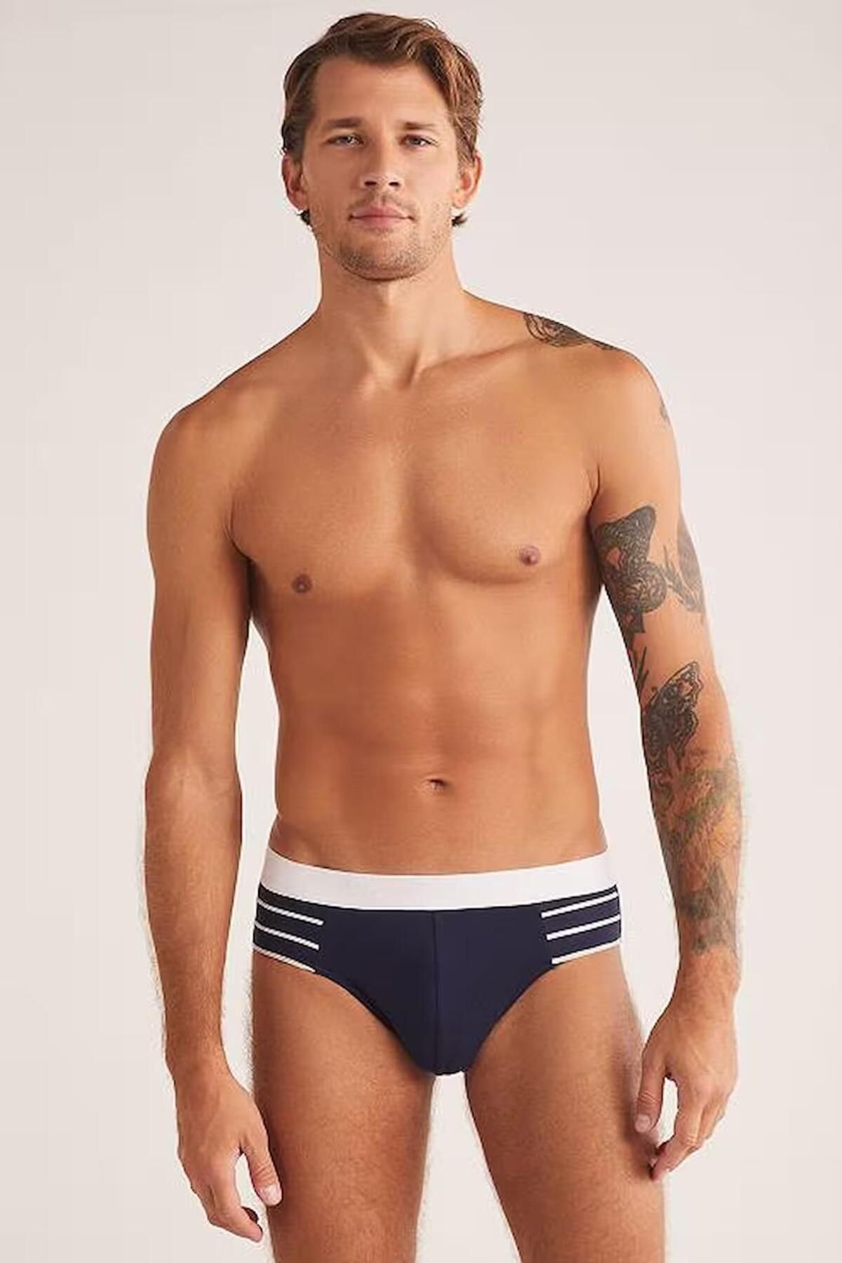 Kom 8001 Savage Sprint Pamuklu Kalın Spor Lastikli Slip Külot