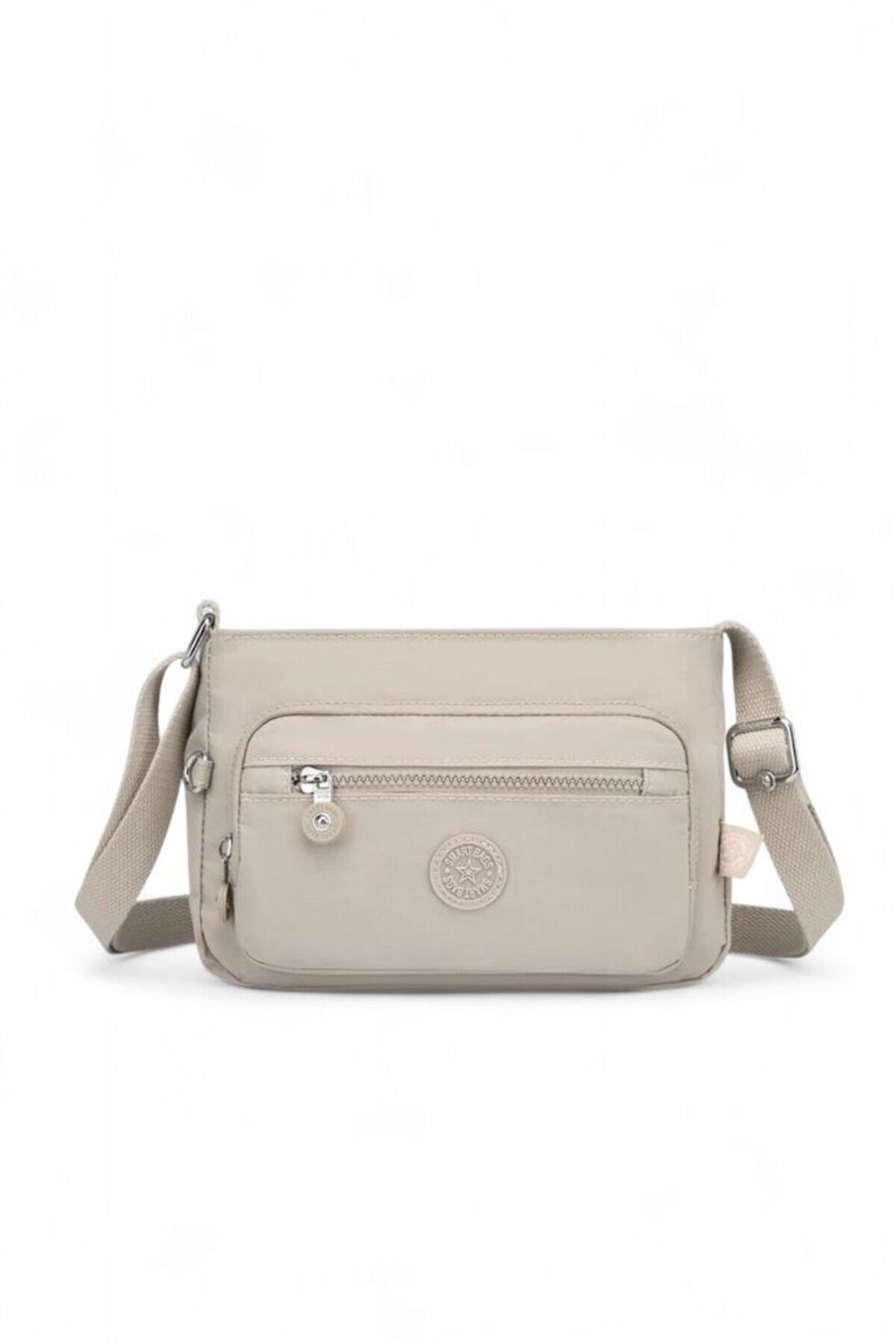 SMART BAGS Krinkıl Bej Kadın Çapraz Askılı Çanta SMB 3270