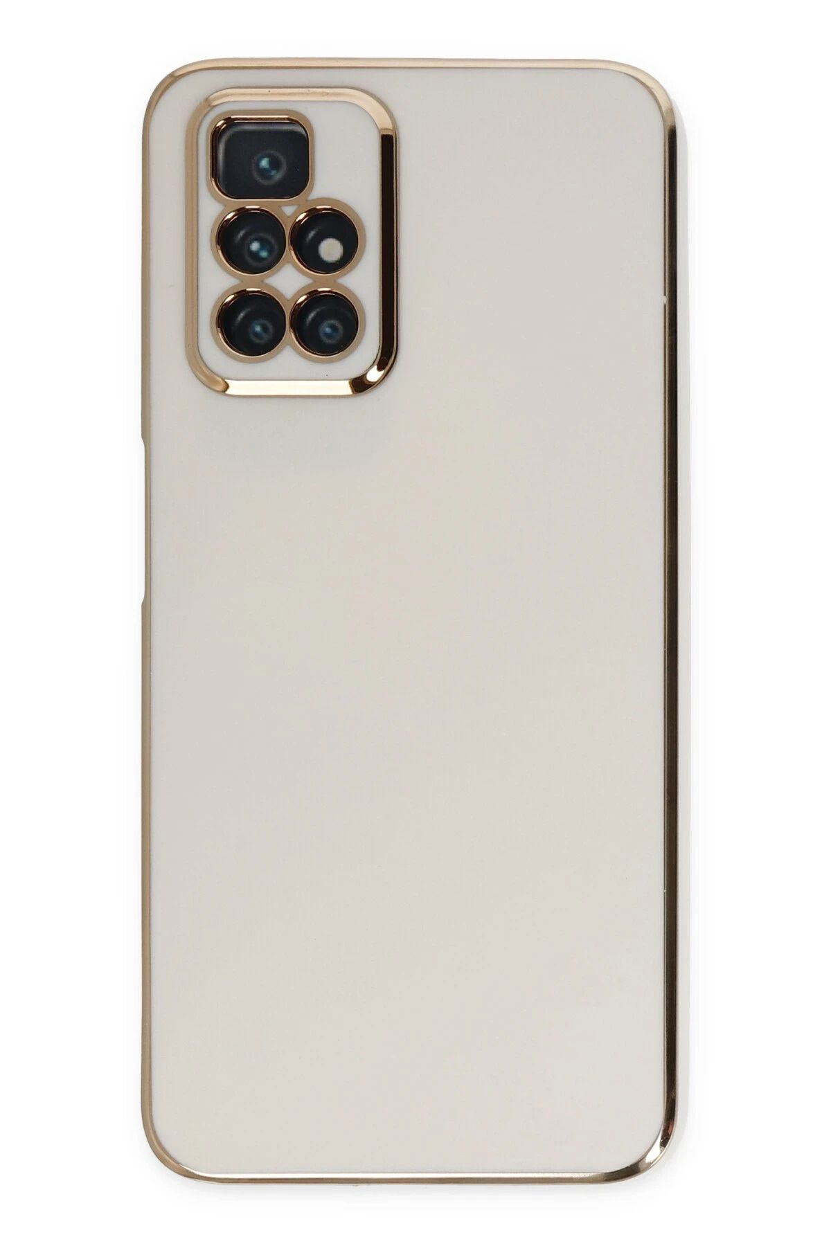 NewFace Xiaomi Redmi 10 2022 Kılıf Volet Silikon - Beyaz YNSMR