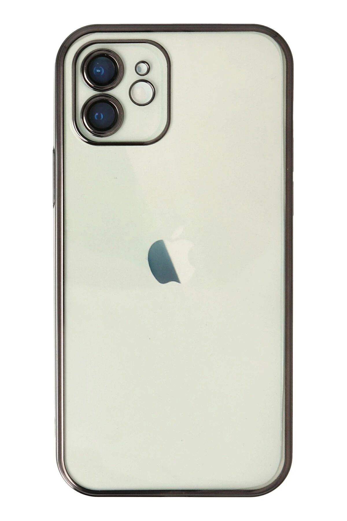 NewFace iPhone 11 Kılıf Lensli Silikon - Siyah YNSMR