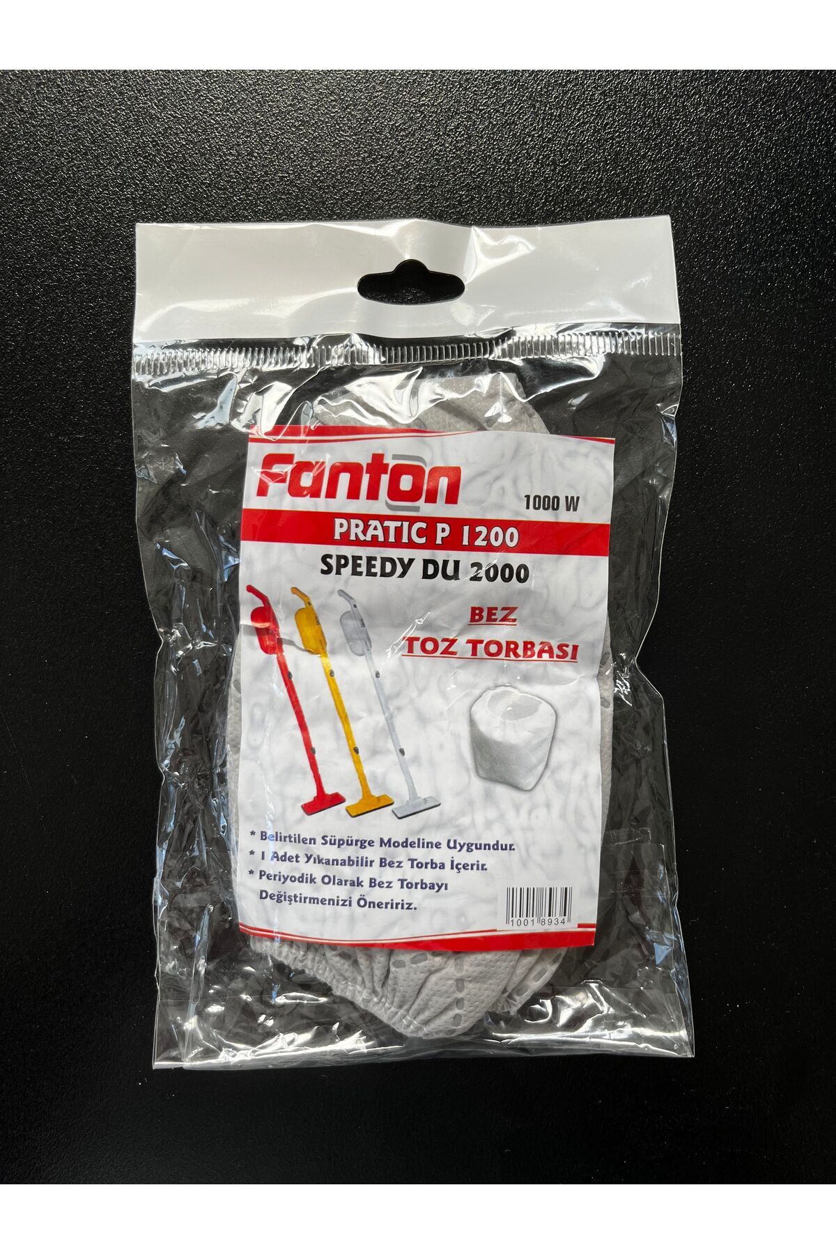 MAPABEK 5 Adet Fantom Pratic P 1200 Speedy Du 2000 Bez Toz Torbası