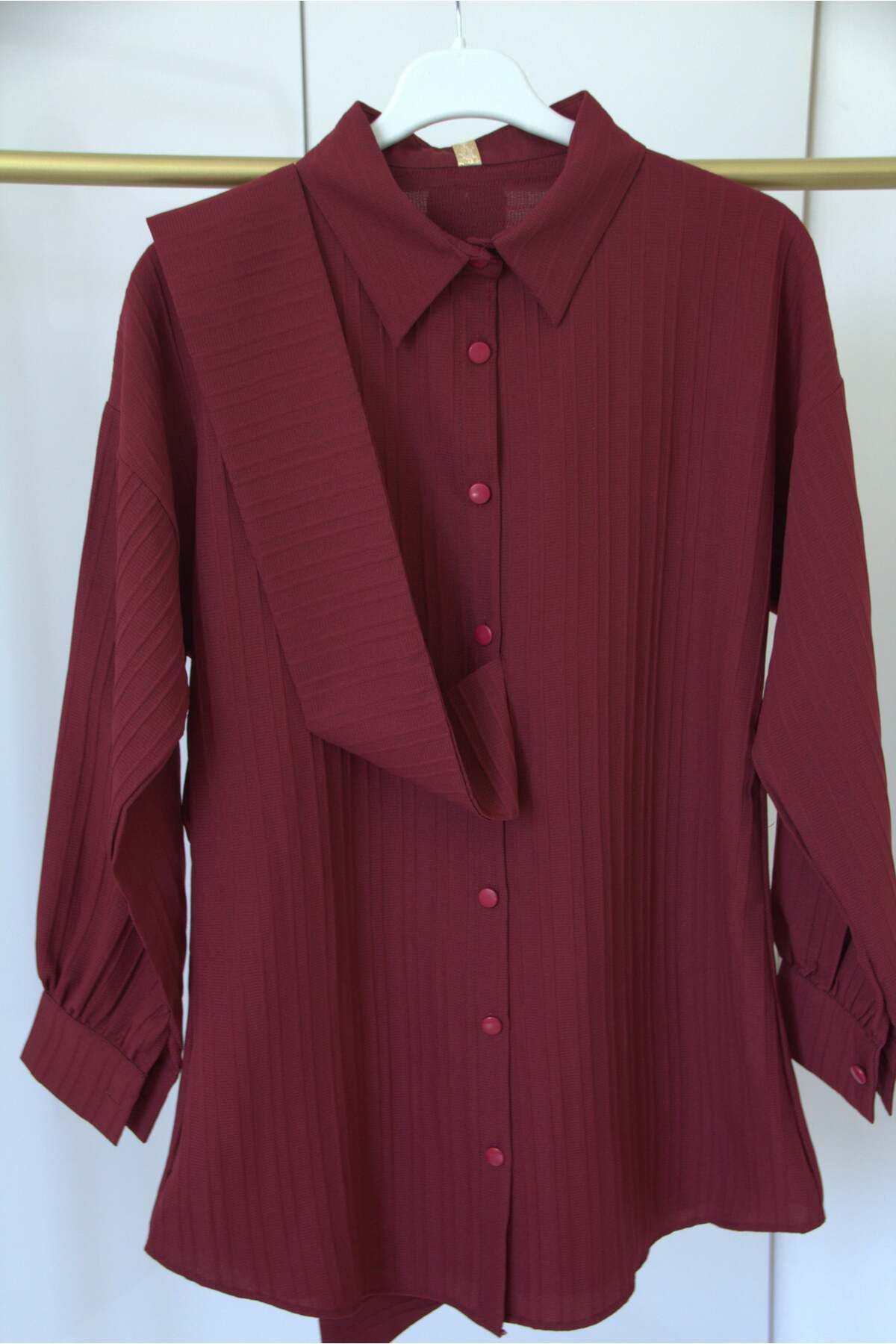mahira collection BAĞLAMALI GÖMLEK
