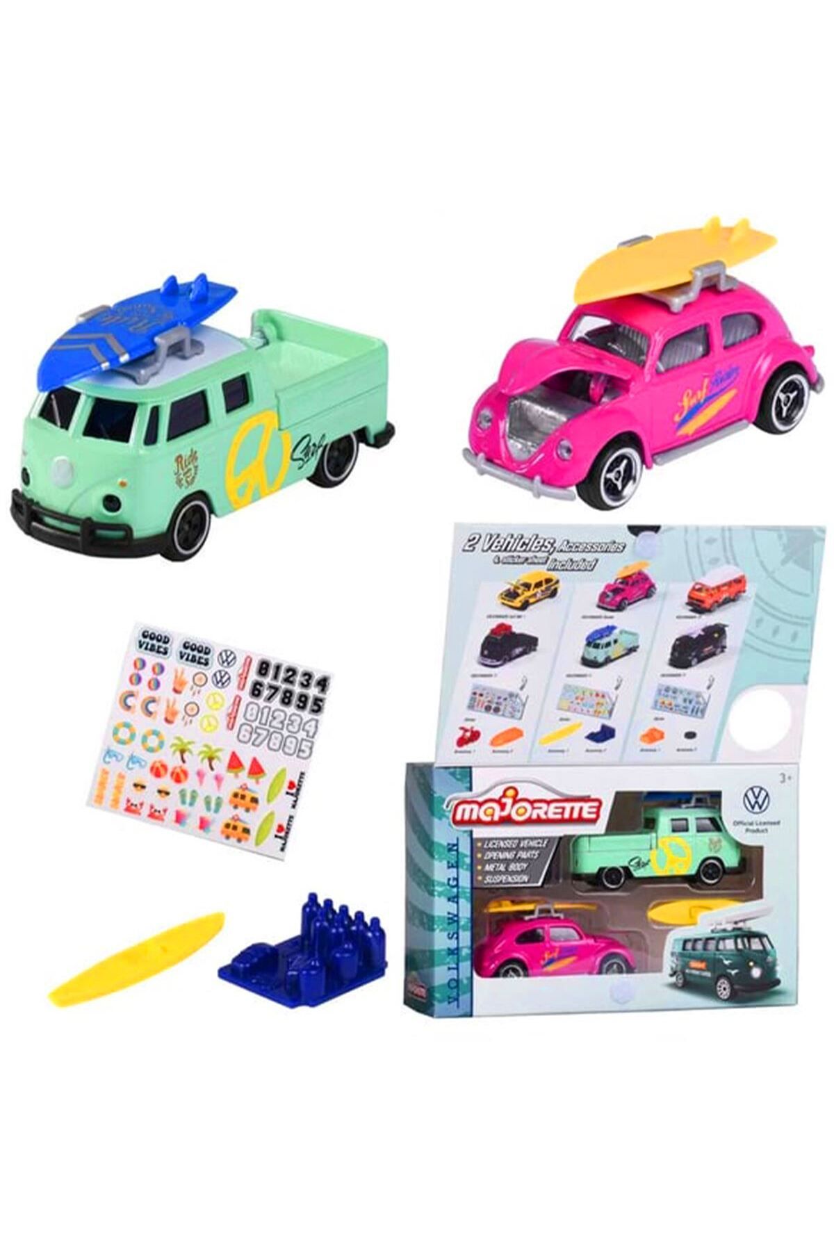 Majorette SEÇTİM ALDIM SİMBA MAJORETTE 2055006 VOLKSWAGEN METAL ARABALAR 2 Lİ SET 3+