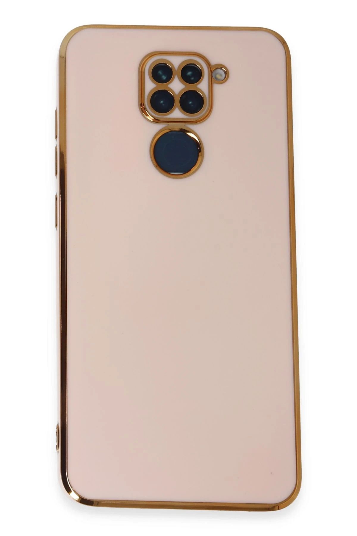 NewFace Xiaomi Redmi Note 9 Kılıf Volet Silikon - Pembe YNSMR