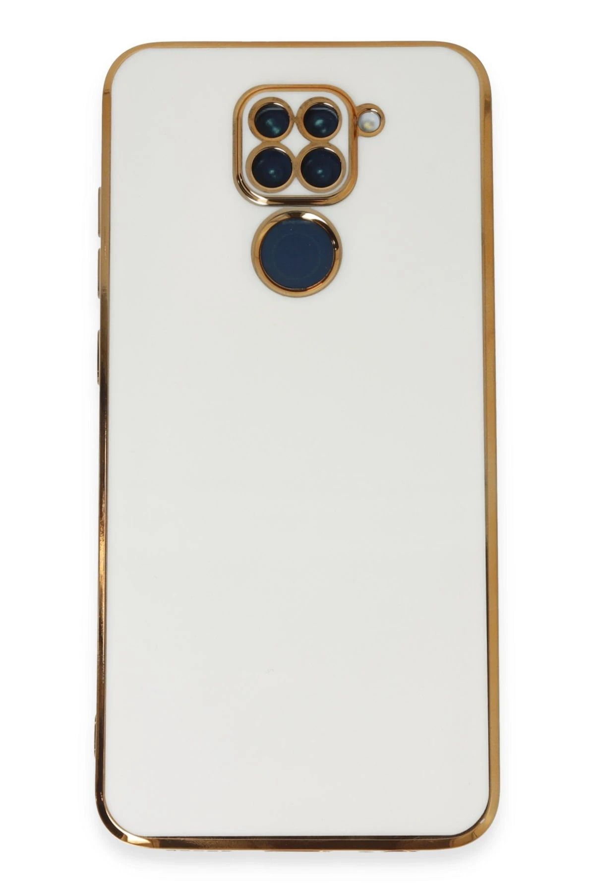 NewFace Xiaomi Redmi Note 9 Kılıf Volet Silikon - Beyaz YNSMR