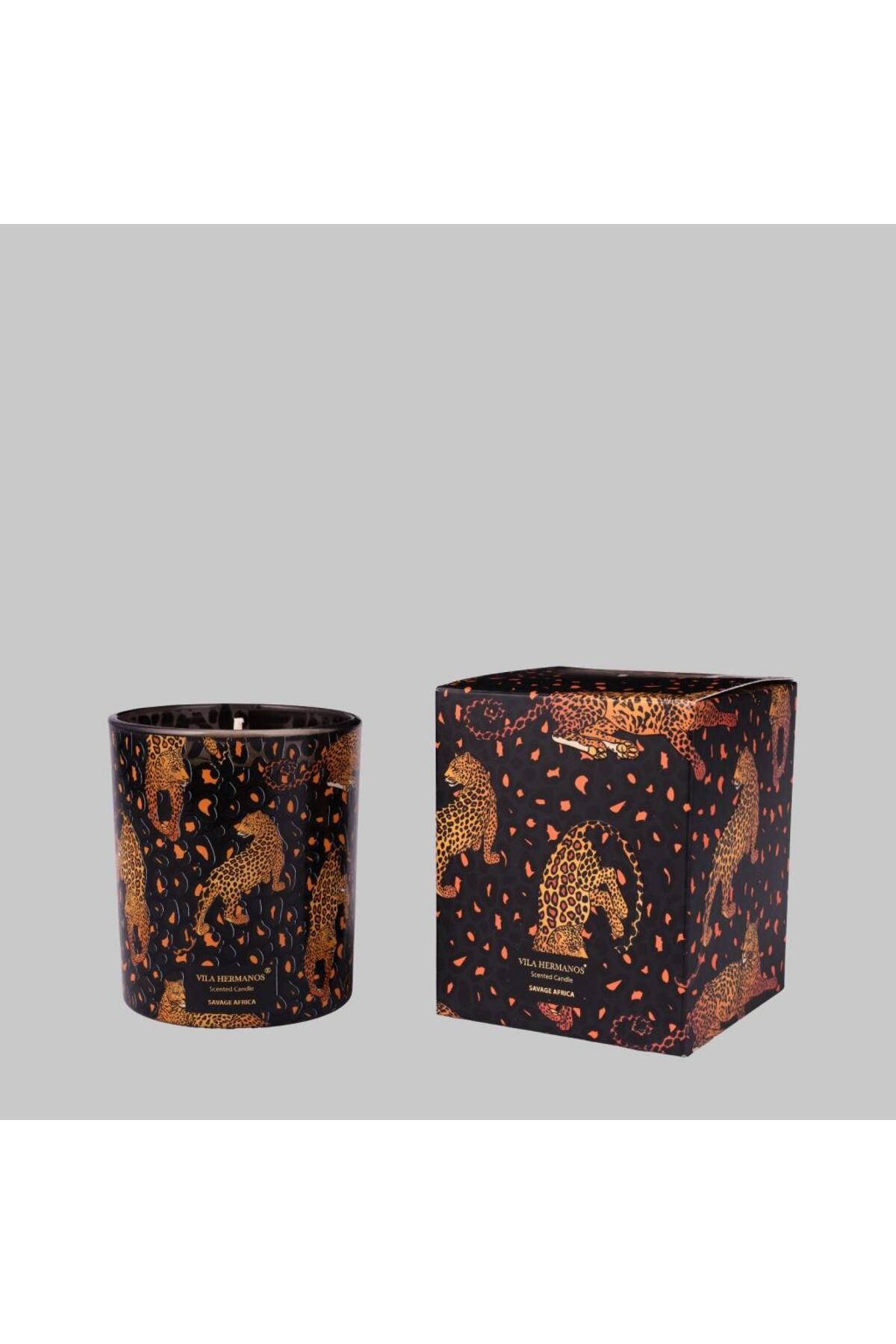 Sarev Leopard Savage Afrıca Candle 200G Mum Standart
