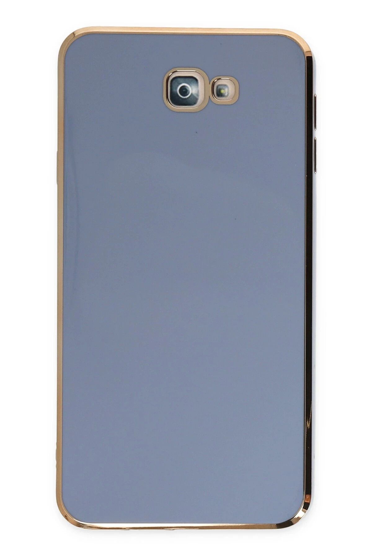 NewFace Samsung Galaxy J7 Prime Kılıf Volet Silikon - Mavi YNSMR