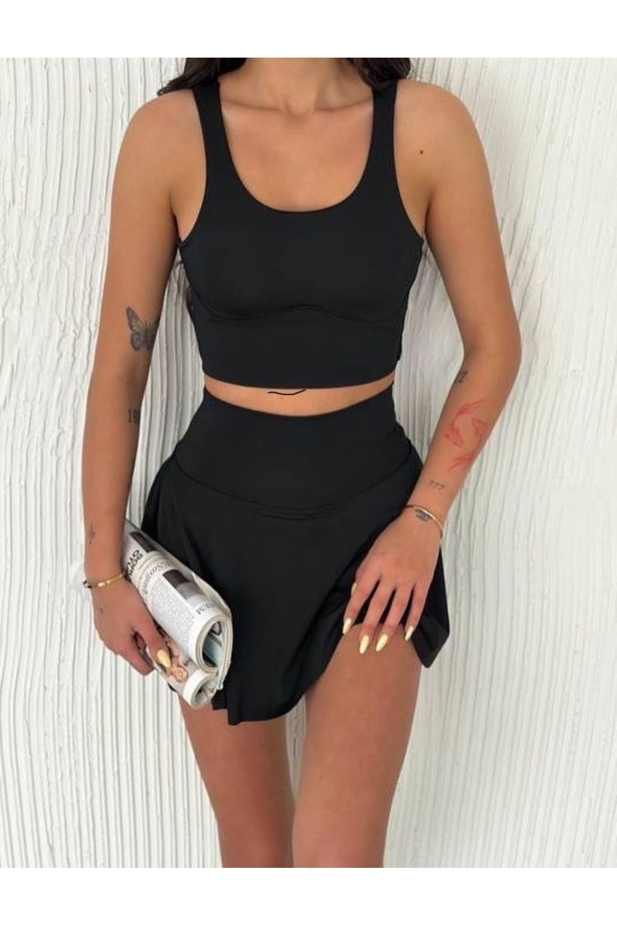 MODA Ola Büstiyer Etek Takım