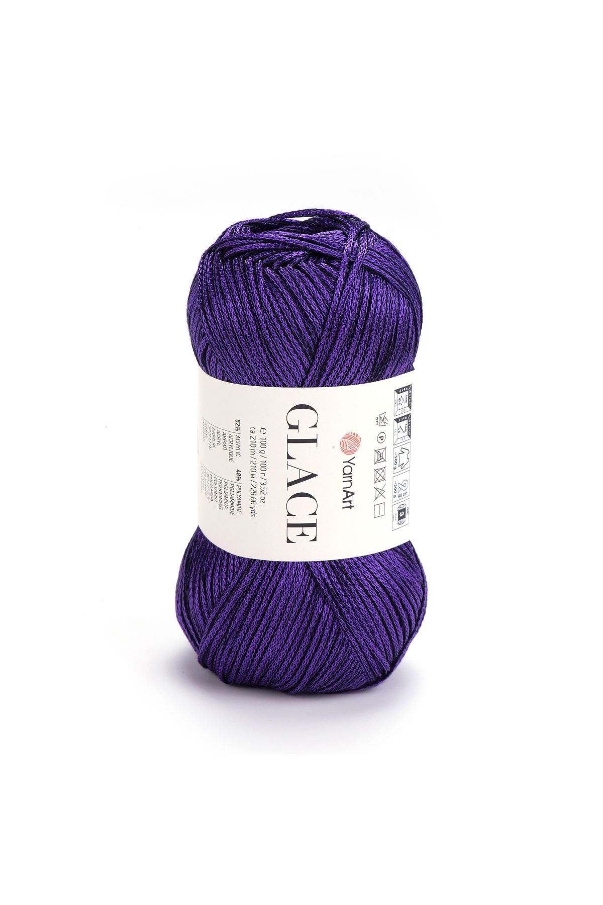 Yarnart-Glace - Knitting Yarn Purple-7311 1