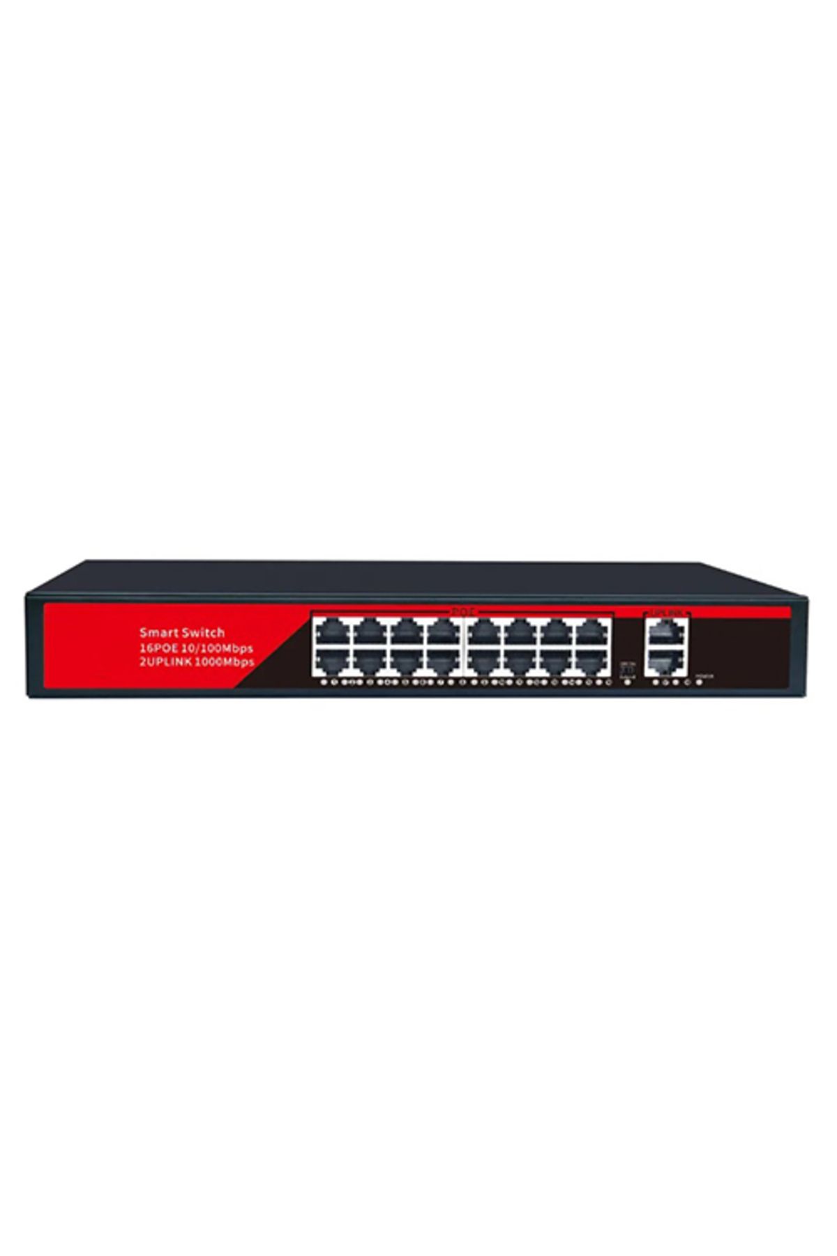 EZCOOL EZ-16PSF 16 PORT 16xFE+2xGE GİGABİT POE SWİTCH 240W