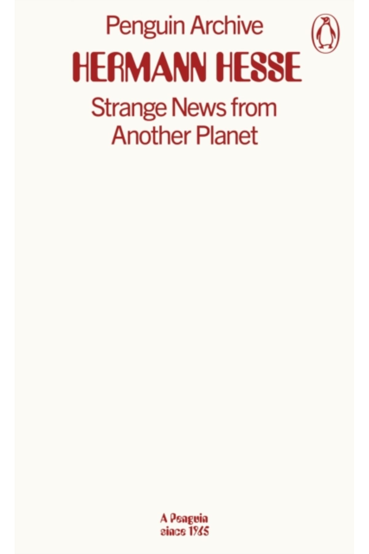 Penguin Books Strange News from Another Planet - Penguin Archive