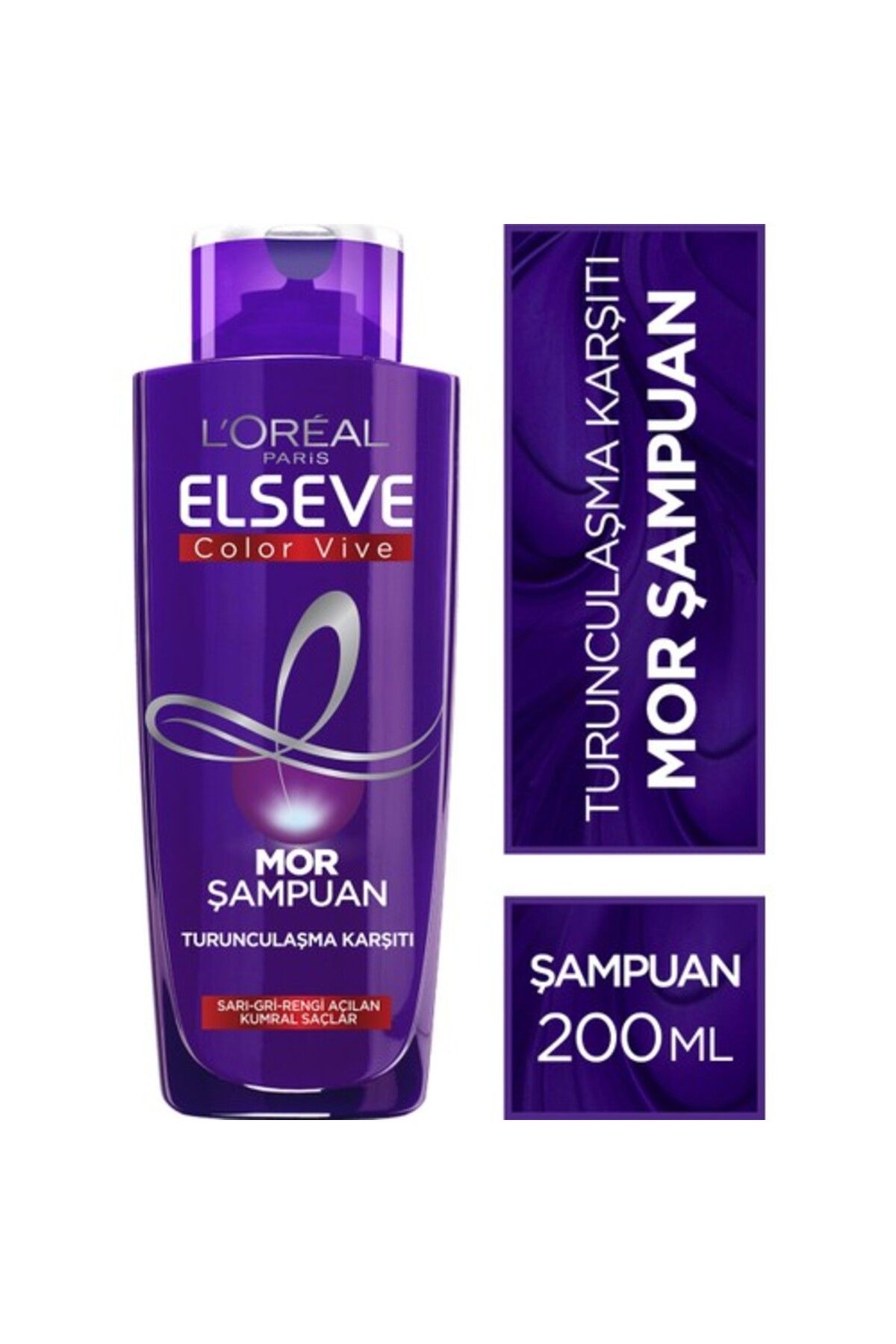 ELSEVE Samp.200Ml Color -Vive Mor & Turunculara Karsı