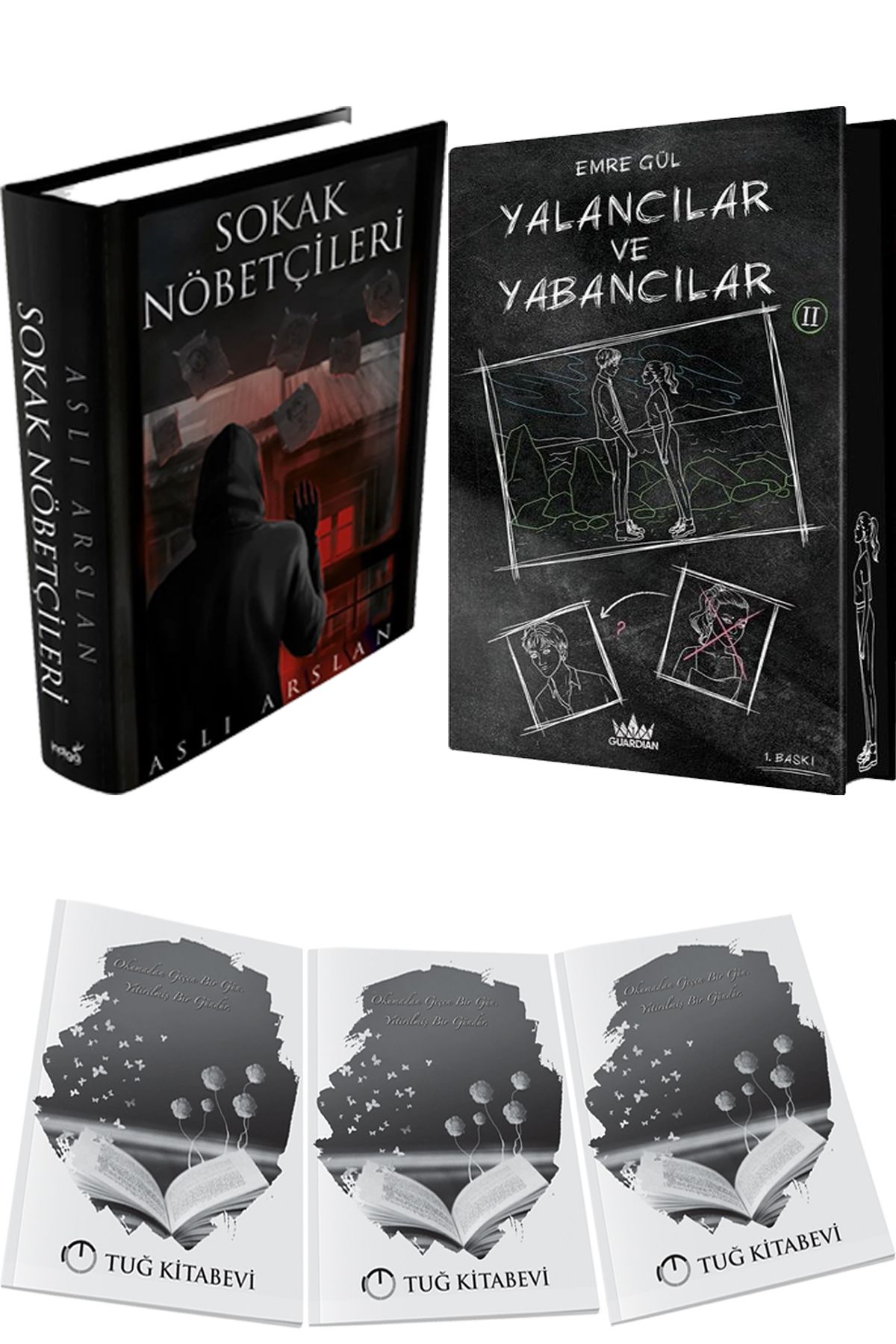 İndigo Kitap Sokak Nöbetçileri 1 Ciltli ve Yalancılar ve Yabancılar 2 Ciltli Özel Baskı + Hediyeli
