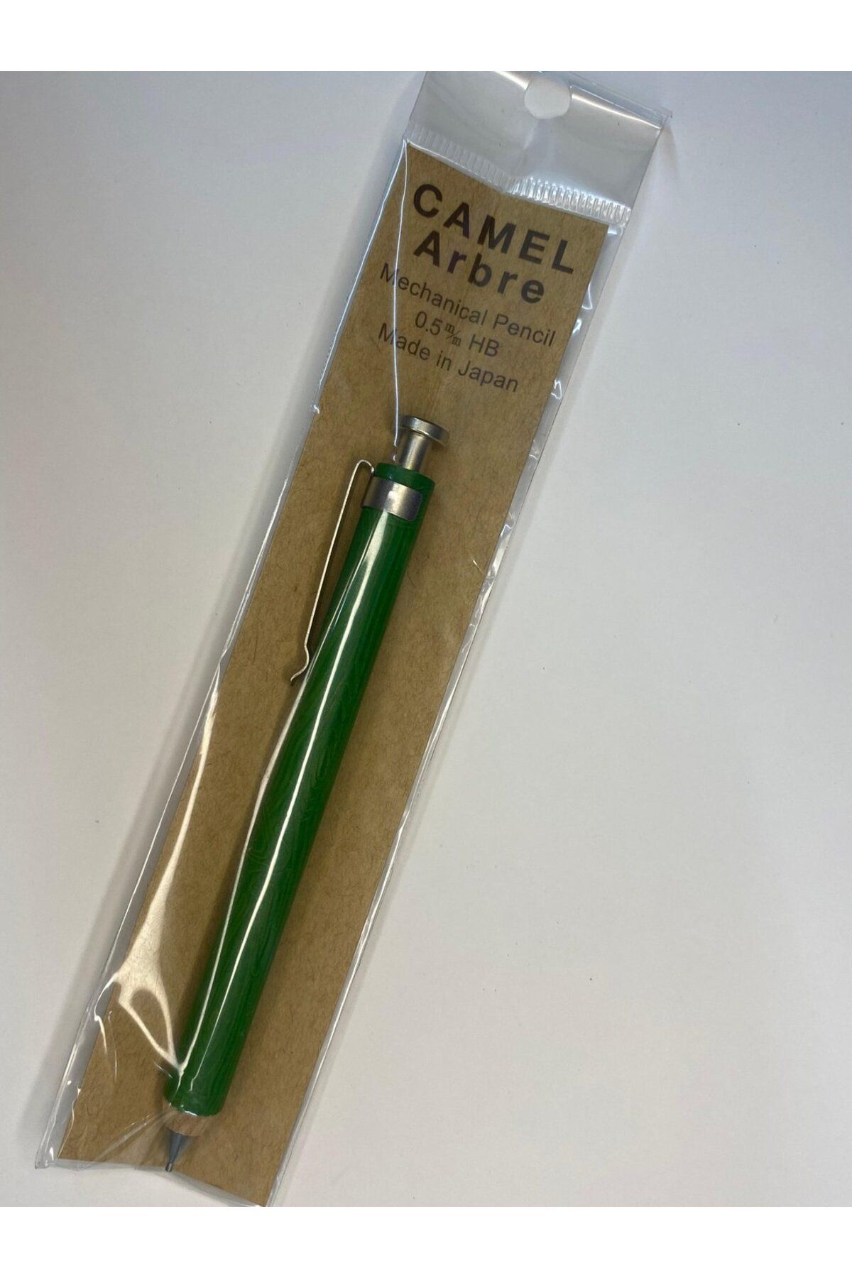 Camel Koleksiyonluk Camel Ahşap Gövde 0.5 mm Versatil Kalem - Yeşil