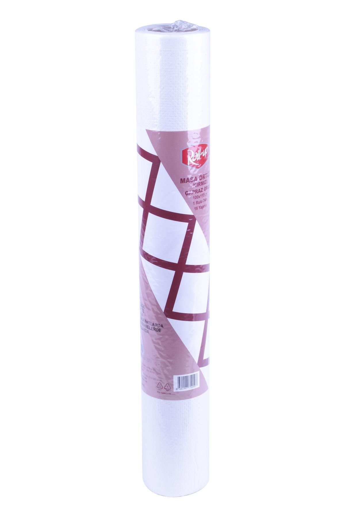 alsepeteavm Roll-up Rulo Kağıt Masa Örtüsü Kırmızı Kareli 100 X 150cm 16 Yaprak