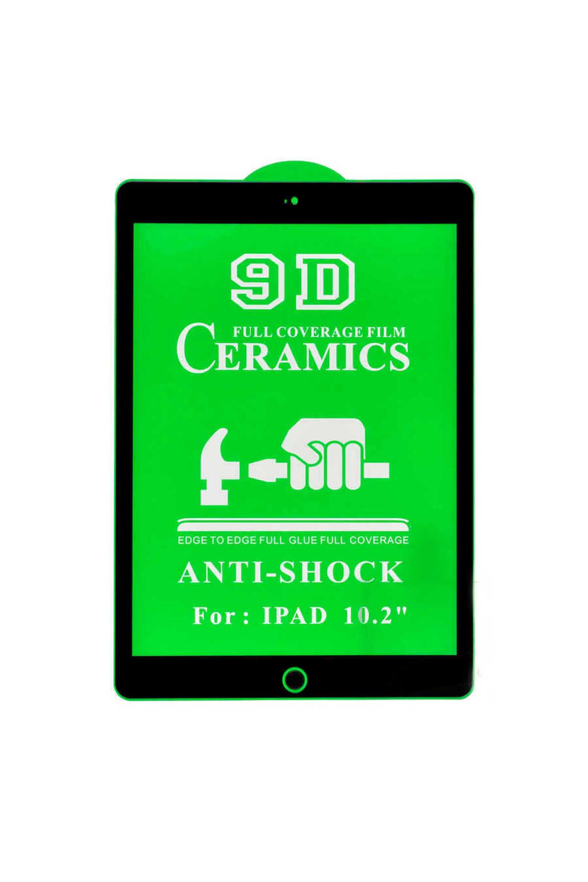 Tılsım Tekno iPad 10.2 (8.Nesil) Uyumlu TSTK Tablet Seramik Ekran Koruyucu-Siyah