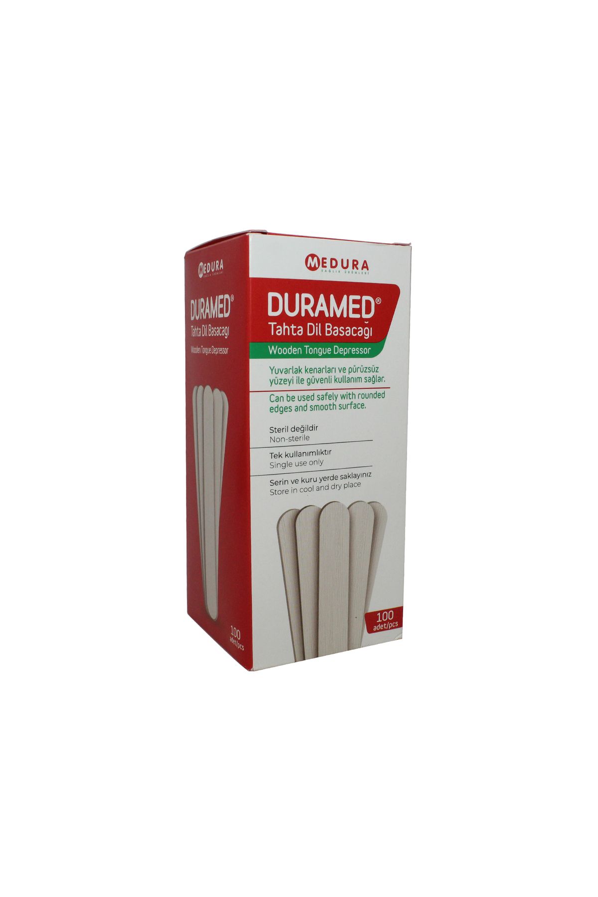 Duramed Tahta Dil Basacagı 100 Lu Medura (Abeslank)