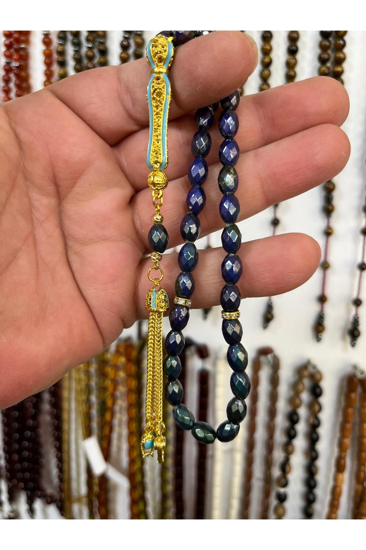Ems A+ Üst Kalite His Taşı Tesbih 33 lü 0,8 mm Arpa Kesim