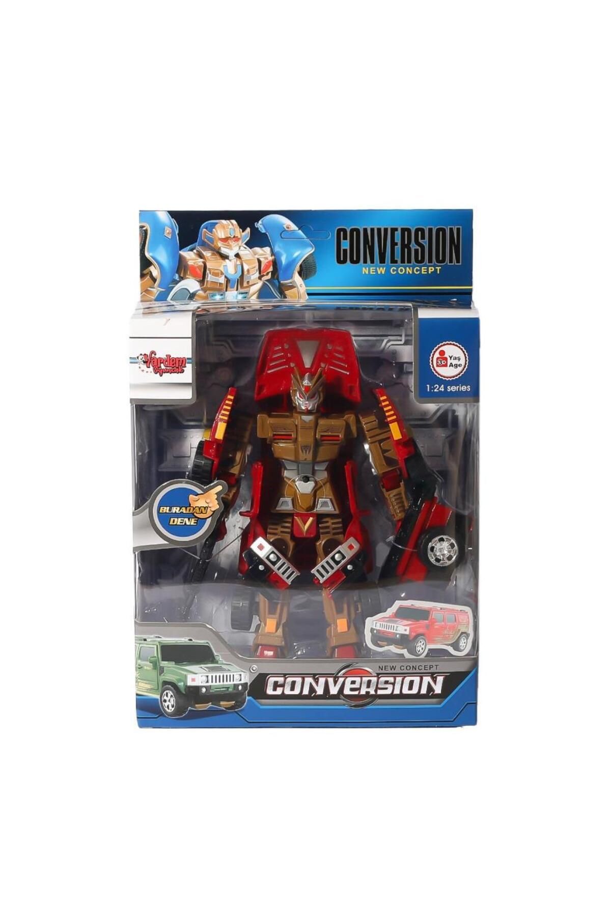 NW NessiWorld Nessiworld HW-899-1-2-5 Dönüşebilen Robot Jeep 1:24 -Vardem