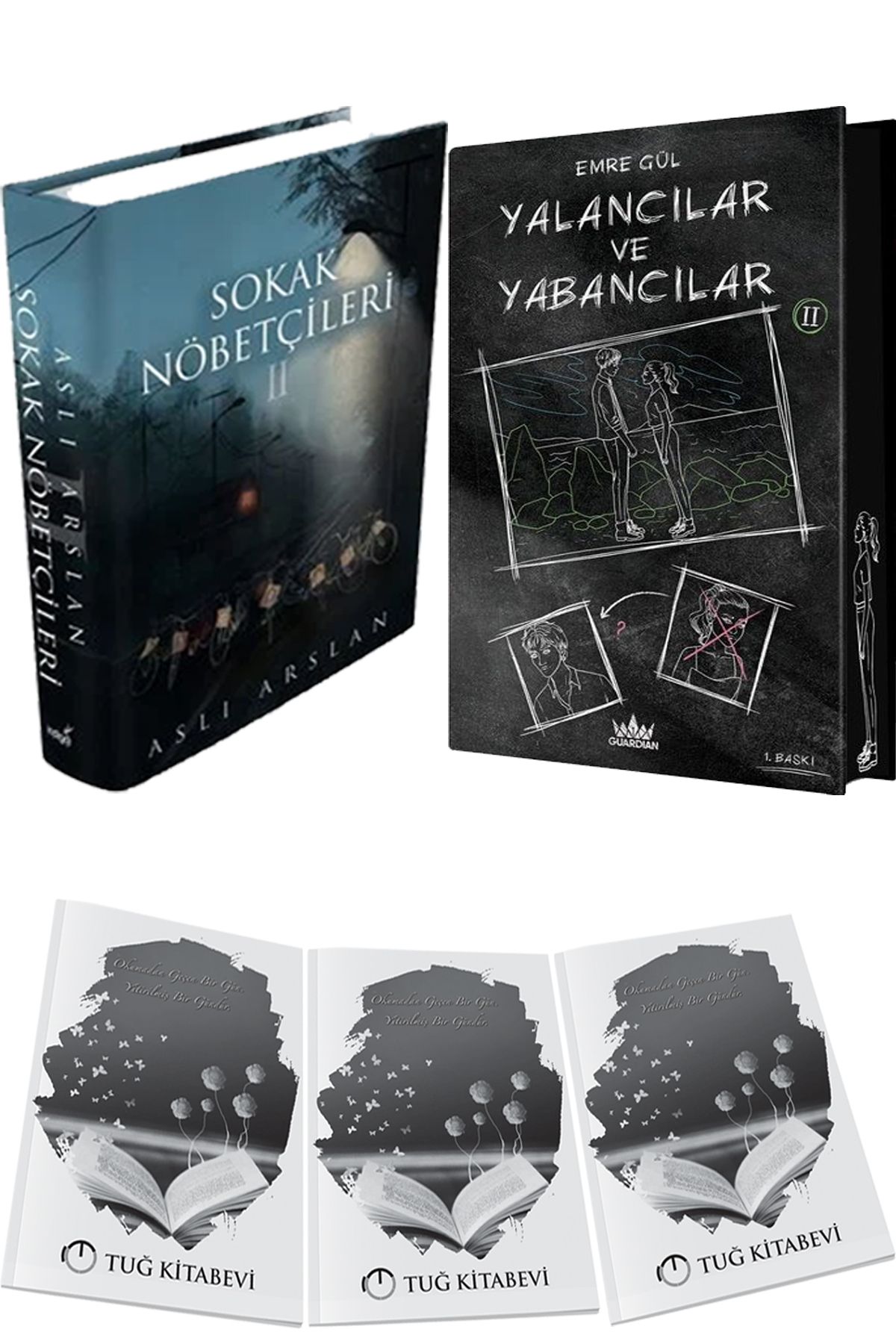 İndigo Kitap Sokak Nöbetçileri 2 Ciltli ve Yalancılar ve Yabancılar 2 Ciltli Özel Baskı + Hediyeli