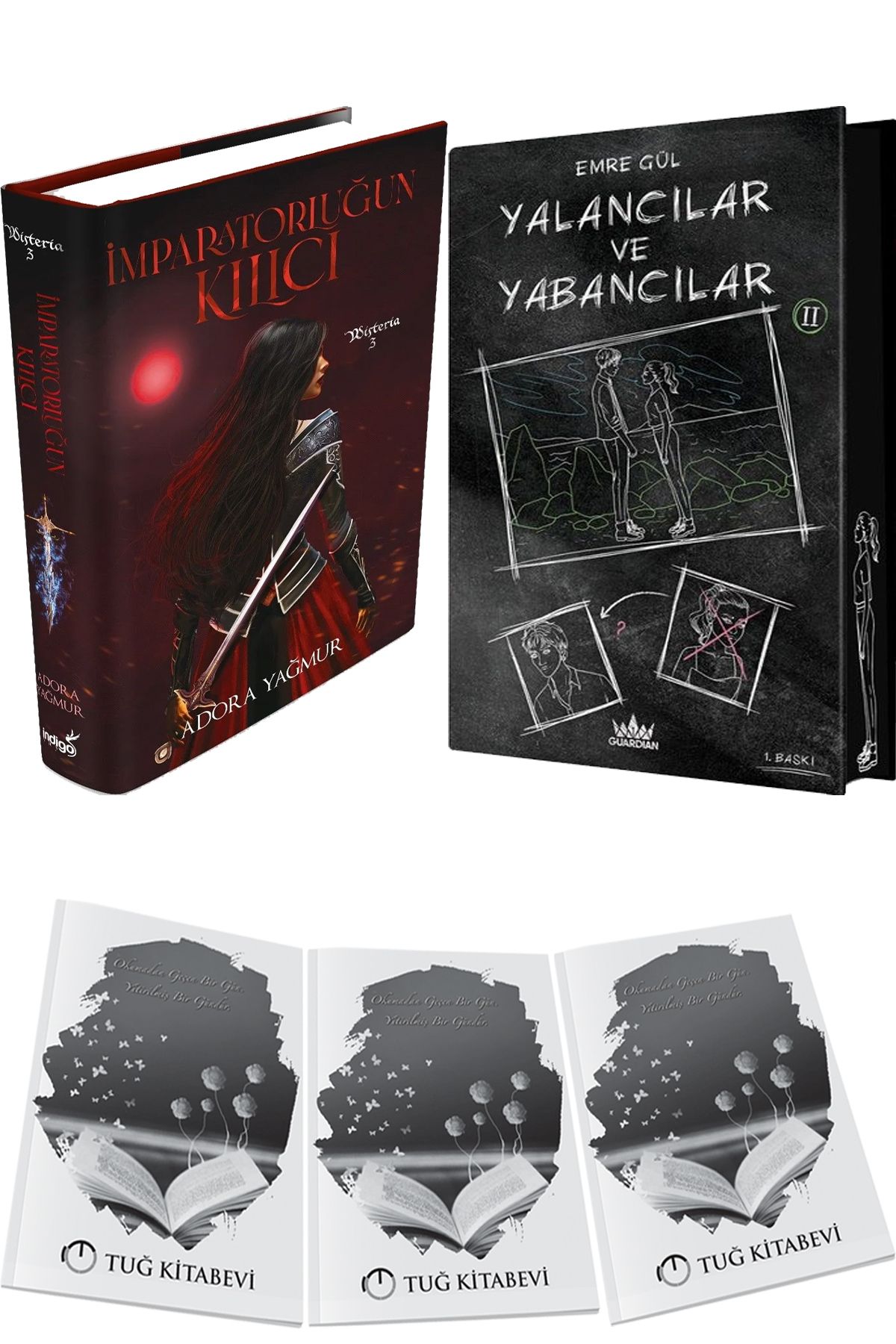 İndigo Kitap İmparatorluğun Kılıcı Ciltli ve Yalancılar ve Yabancılar 2 Ciltli Özel Baskı + Hediyeli