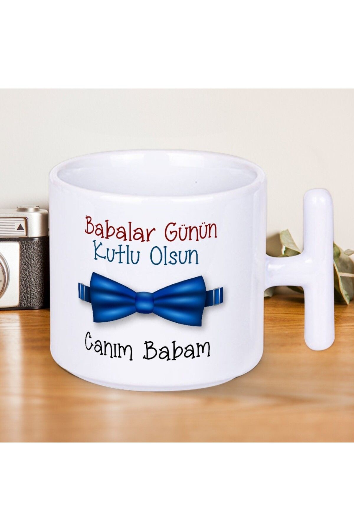 Nostaljik Lezzetler Babalar Günün Kutlu Olsun Canım Babam Baskılı Babalar Gününe Özel T Kupa Bardak-2