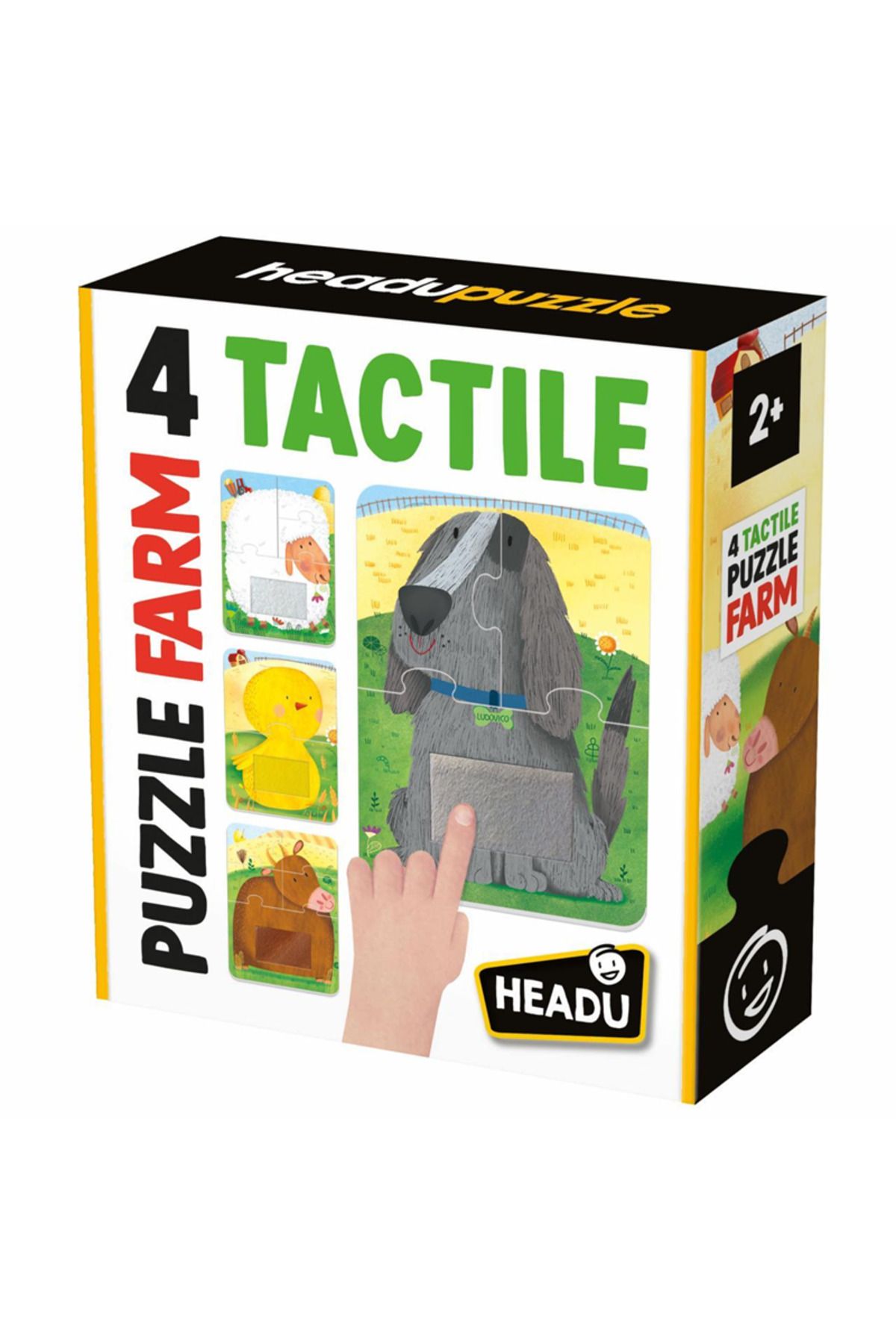 Headu 4 TACTILE PUZZLE FARM (+2 YAŞ)